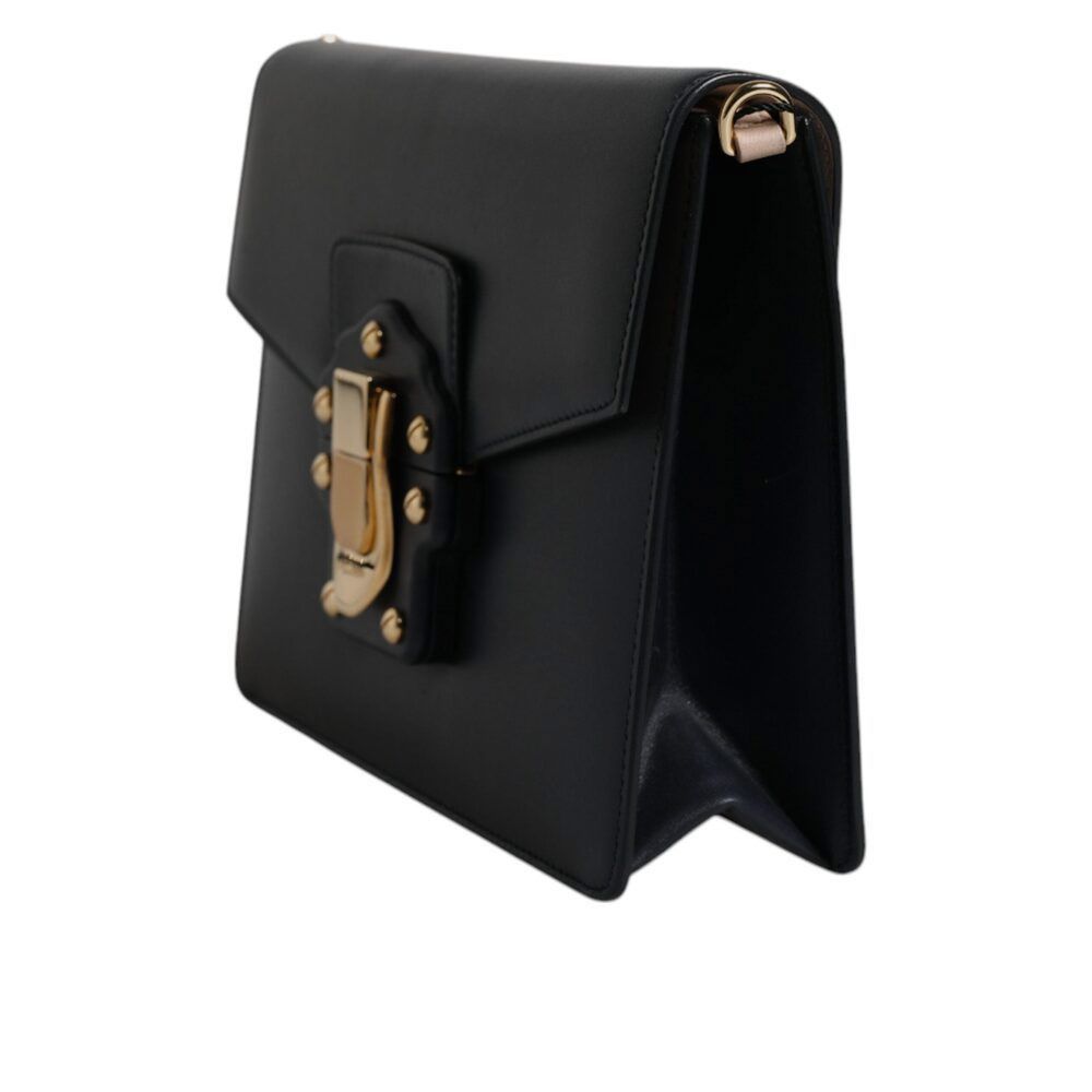 Dolce & Gabbana Dolce & Gabbana Black Calfskin Leather Shoulder Strap Bag Wo Size ONE SIZE - 4 Thumbnail