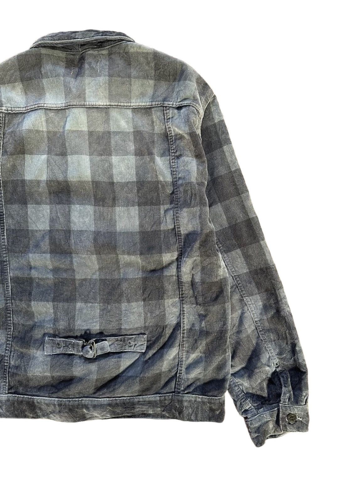 Montage Montage Denim Sunfaded Plaid Jacket Size US S / EU 44-46 / 1 - 10 Thumbnail