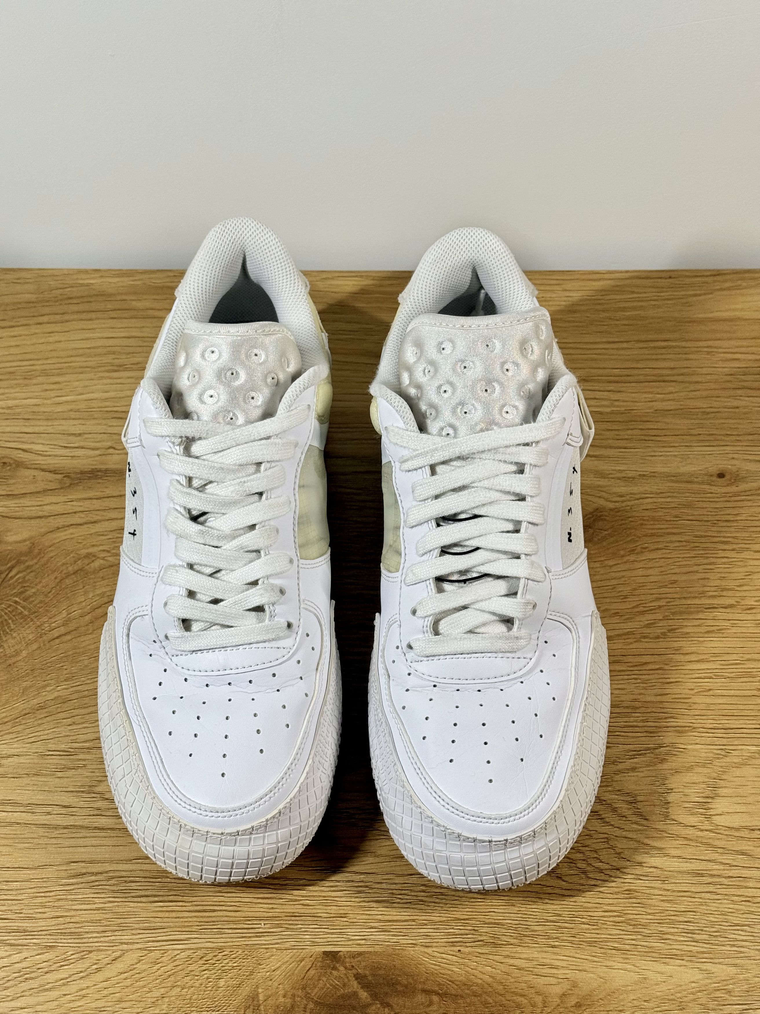 Nike Nike Air Force 1 Type Triple White Mens Sneakers US9.5 Size US 9.5 / EU 42-43 - 6 Thumbnail