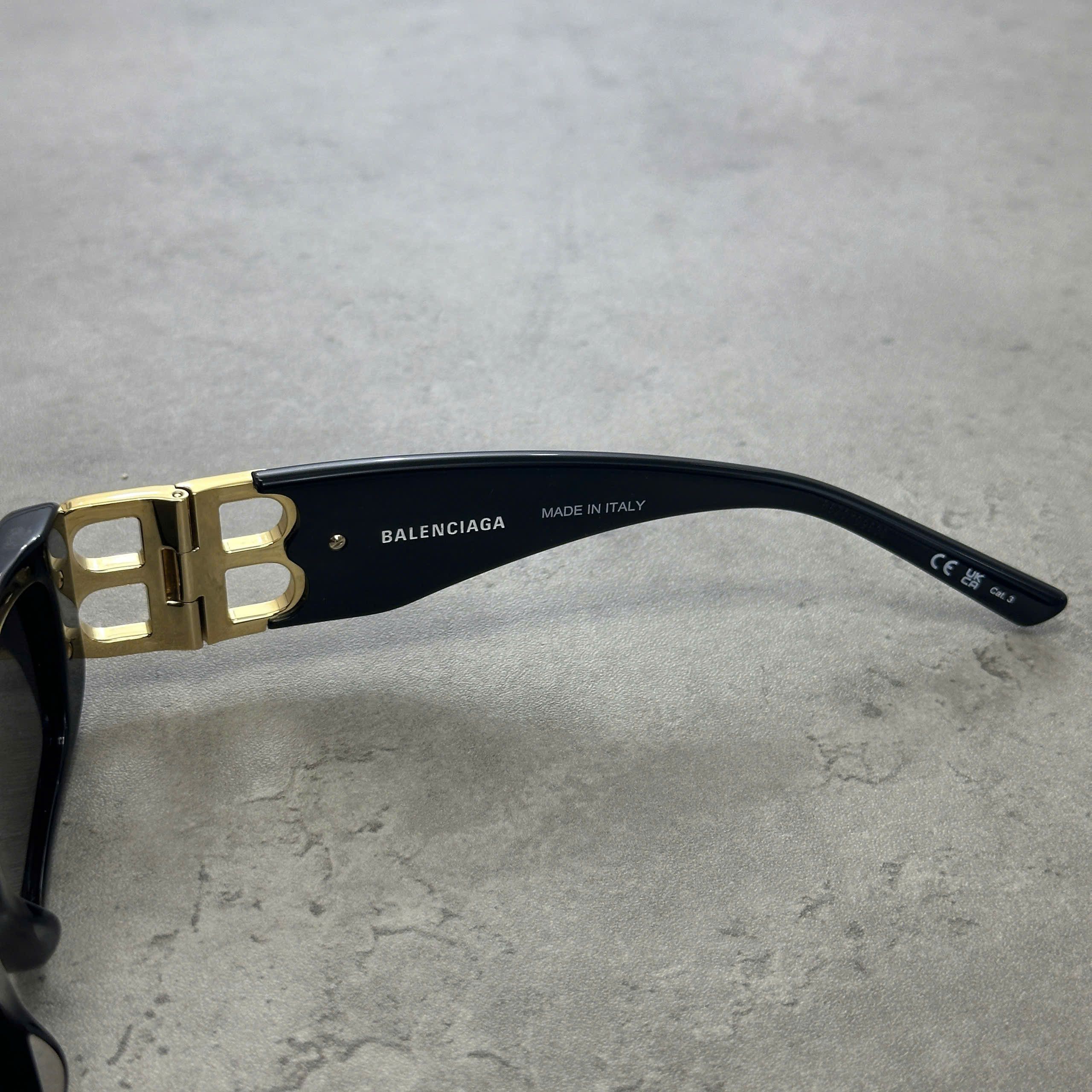 Balenciaga BALENCIAGA Dynasty Sunglasses BLACK Size ONE SIZE - 7 Thumbnail