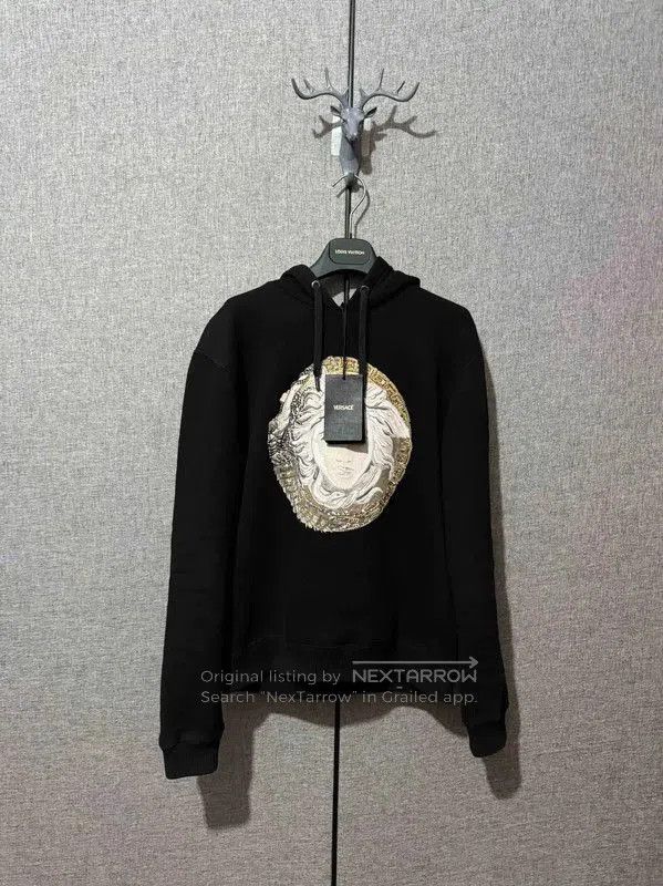 Versace Versace Black Embroidered Men's Hoodie . Size US S / EU 44-46 / 1 - 2 Thumbnail