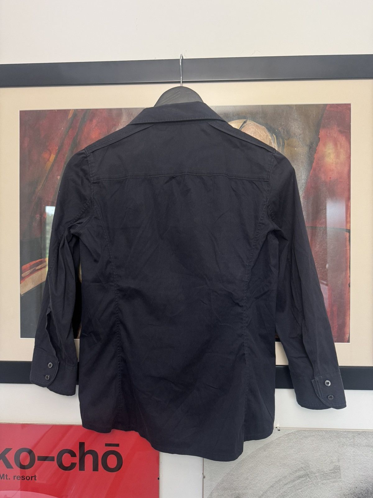 Prada Prada Button Up Designer Luxury Women Mini Logo Shirt Rare Size S / US 4 / IT 40 - 3 Thumbnail