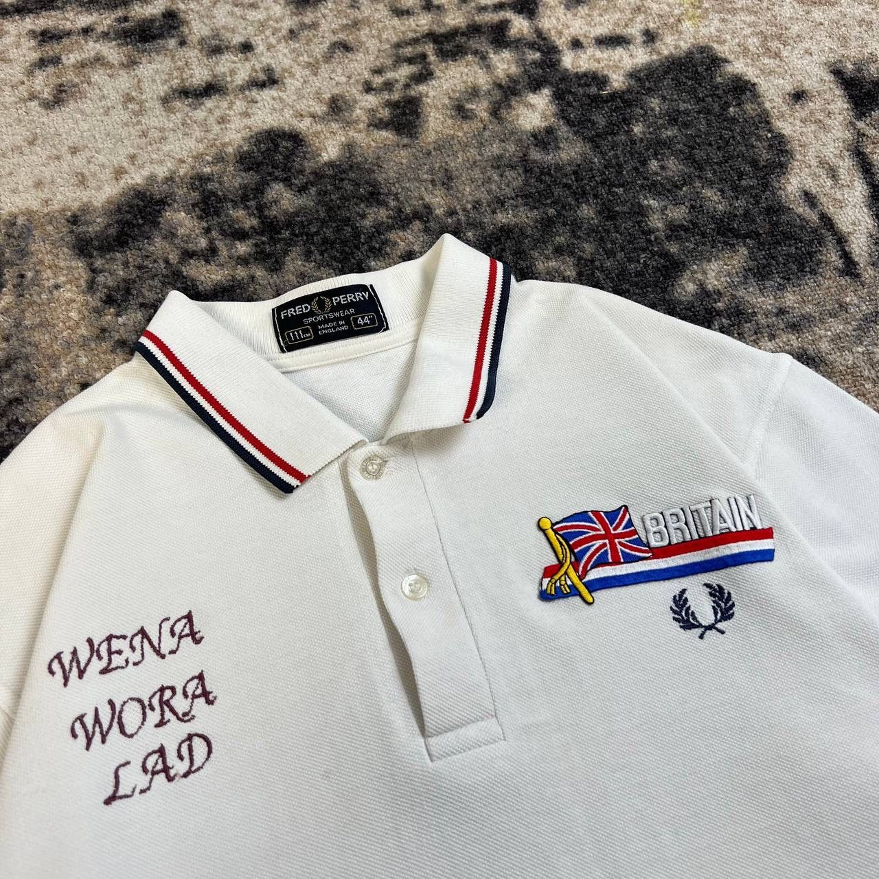 Fred Perry Fred Perry Great Britain Luxury Polo T-Shirt Size US L / EU 52-54 / 3 - 3 Thumbnail