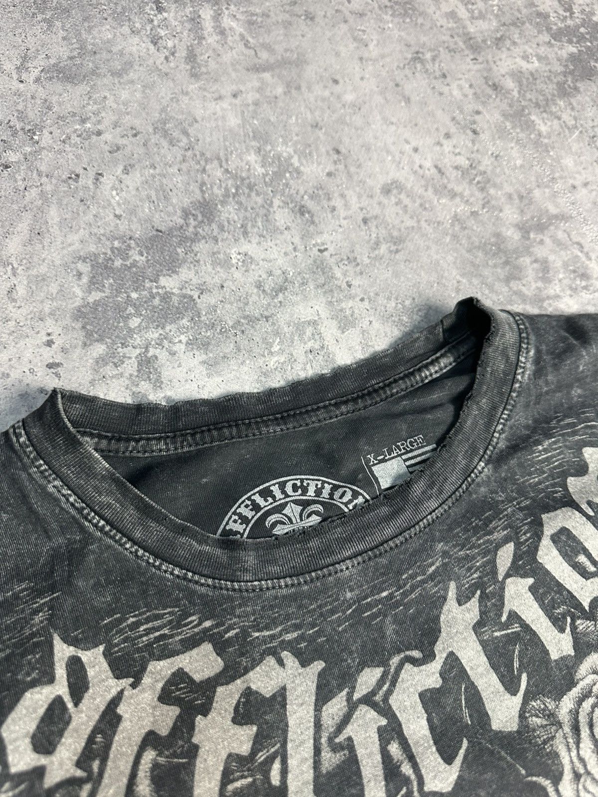 Affliction Crazy Affliction Skeleton vintage t-shirts size M Size US M / EU 48-50 / 2 - 5 Thumbnail