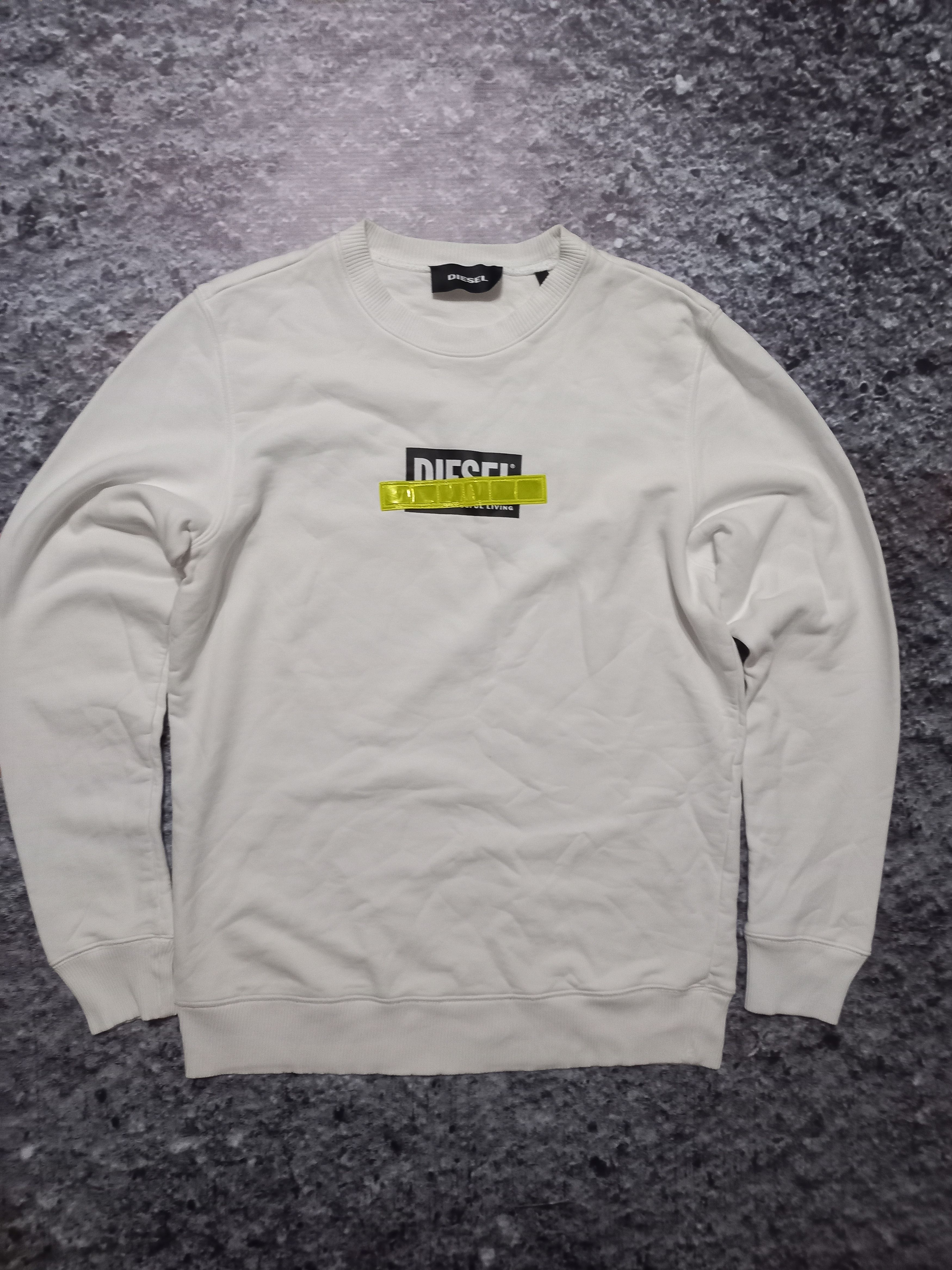 Diesel × Vintage Diesel sweatshirt, white with logo Size US S / EU 44-46 / 1 - 3 Thumbnail