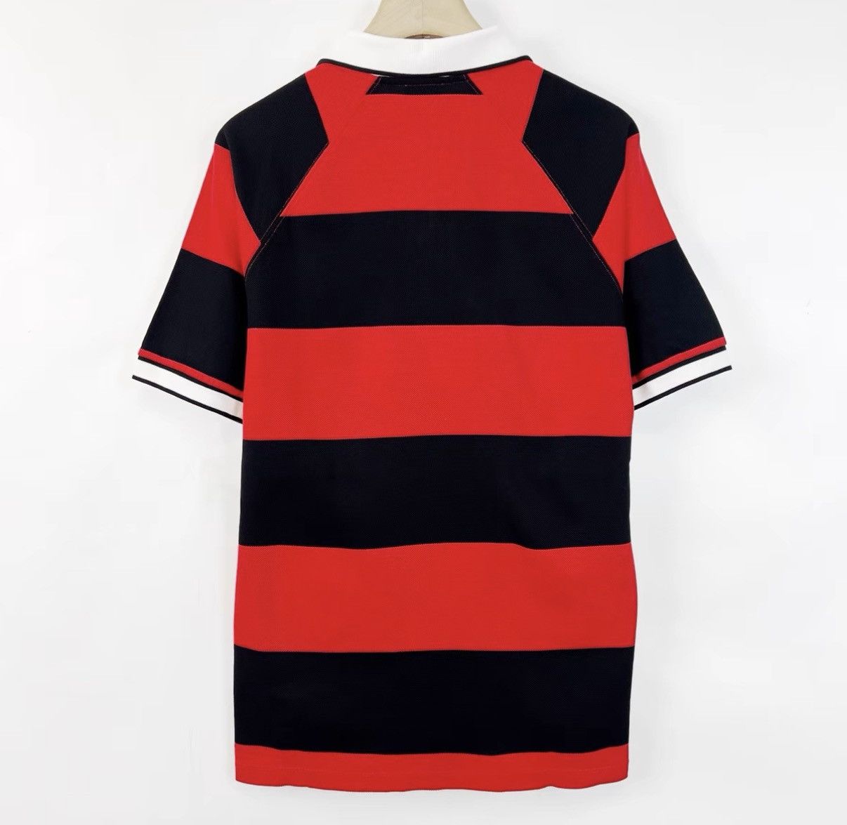 Burberry Burberry Striped Color Block Short Sleeve Polo Shirt K12 Size US S / EU 44-46 / 1 - 2 Thumbnail
