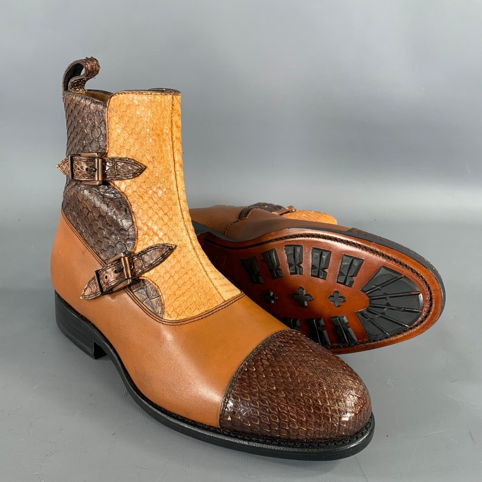 Other KLEIN EPSTEIN & PARKER Size 7 Brown Ankle Boots Size US 7 / EU 40 - 5 Thumbnail