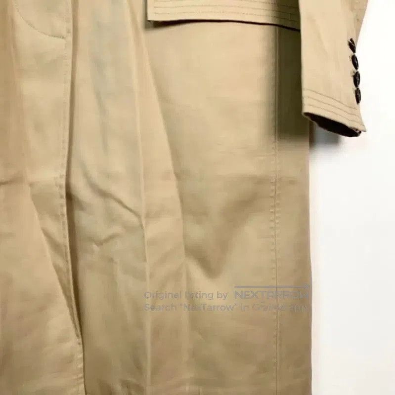 Thom Browne Thom Browne Women's Khaki Cotton Trench Coat . Size XL / US 12-14 / IT 48-50 - 4 Thumbnail
