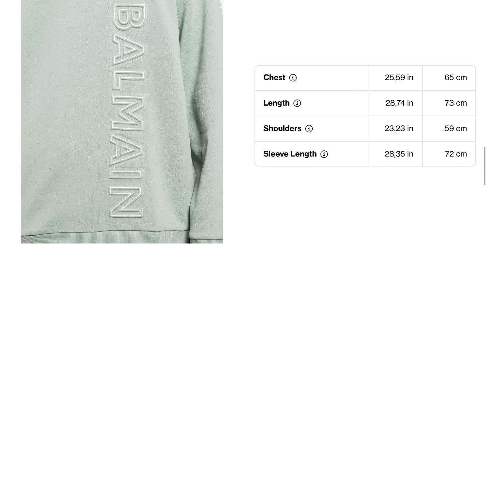 Balmain VINTAGE Balmain Paris Logo-Embossed Green Terry Hoodie L Mens Hoodie Logo Paris Green L Regular Pullover Size US L / EU 52-54 / 3 - 10 Thumbnail