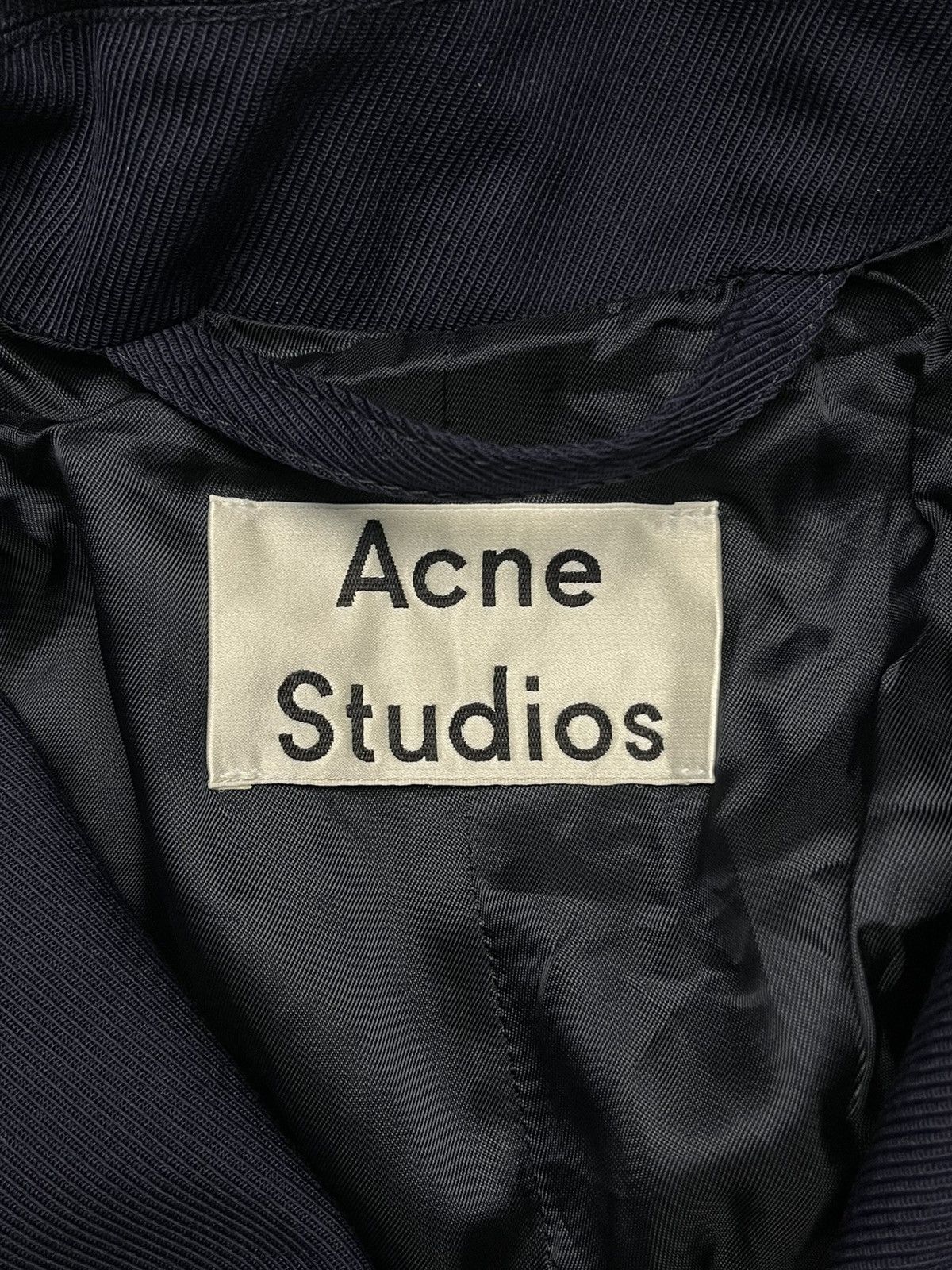 Acne Studios Acne Studios Olwen Twill Trench Coat Size XXS / US 00 / IT 34 - 4 Thumbnail