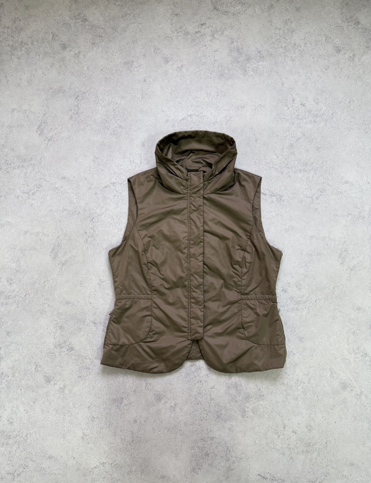 Brunello Cucinelli Brunello Cucinelli Womens Brown Lana Wool Vest Size 48 Size XL / US 12-14 / IT 48-50 - 9 Thumbnail