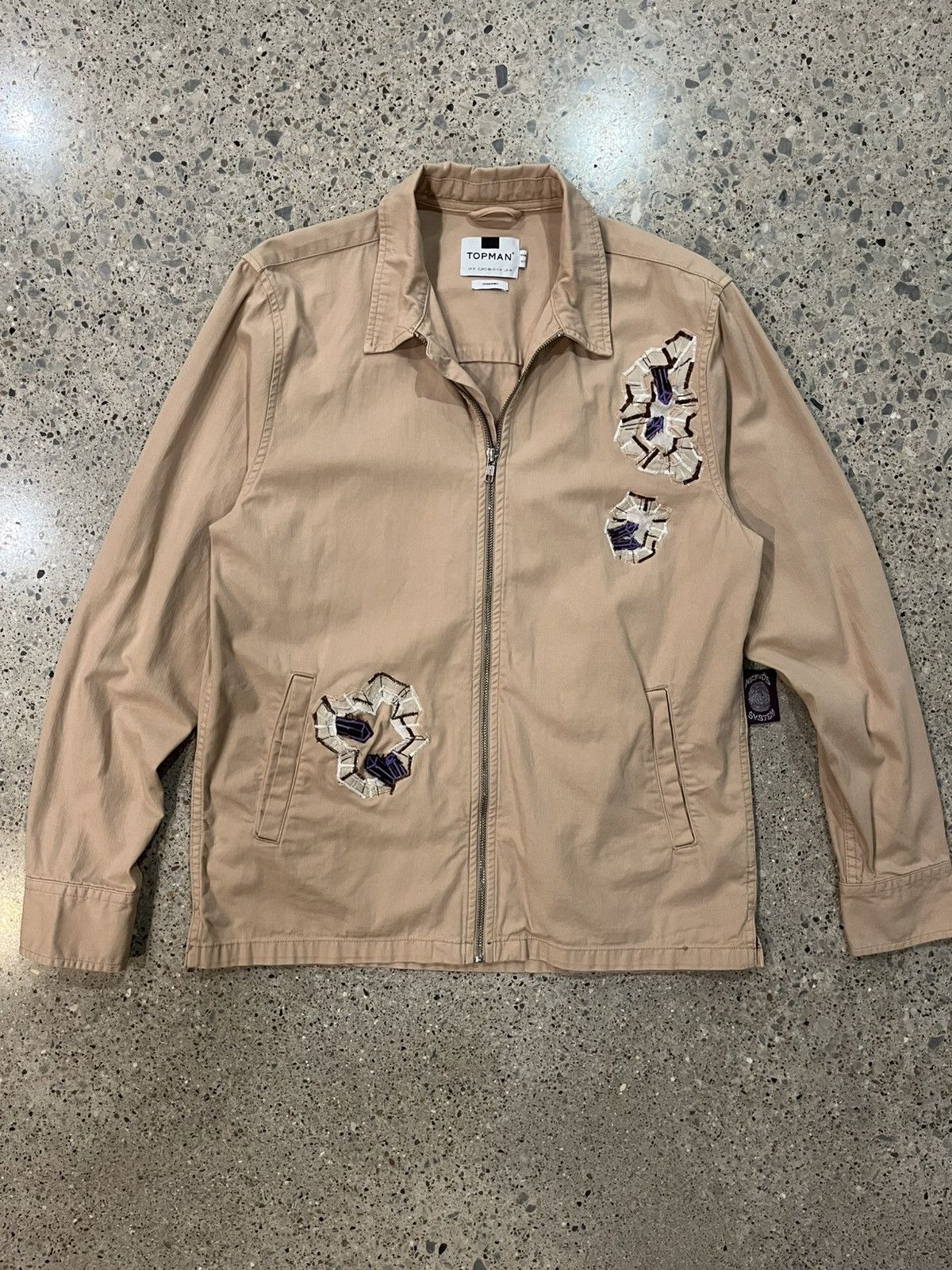Topman Custom crystal patch overshirt Size US M / EU 48-50 / 2 - 1 Thumbnail