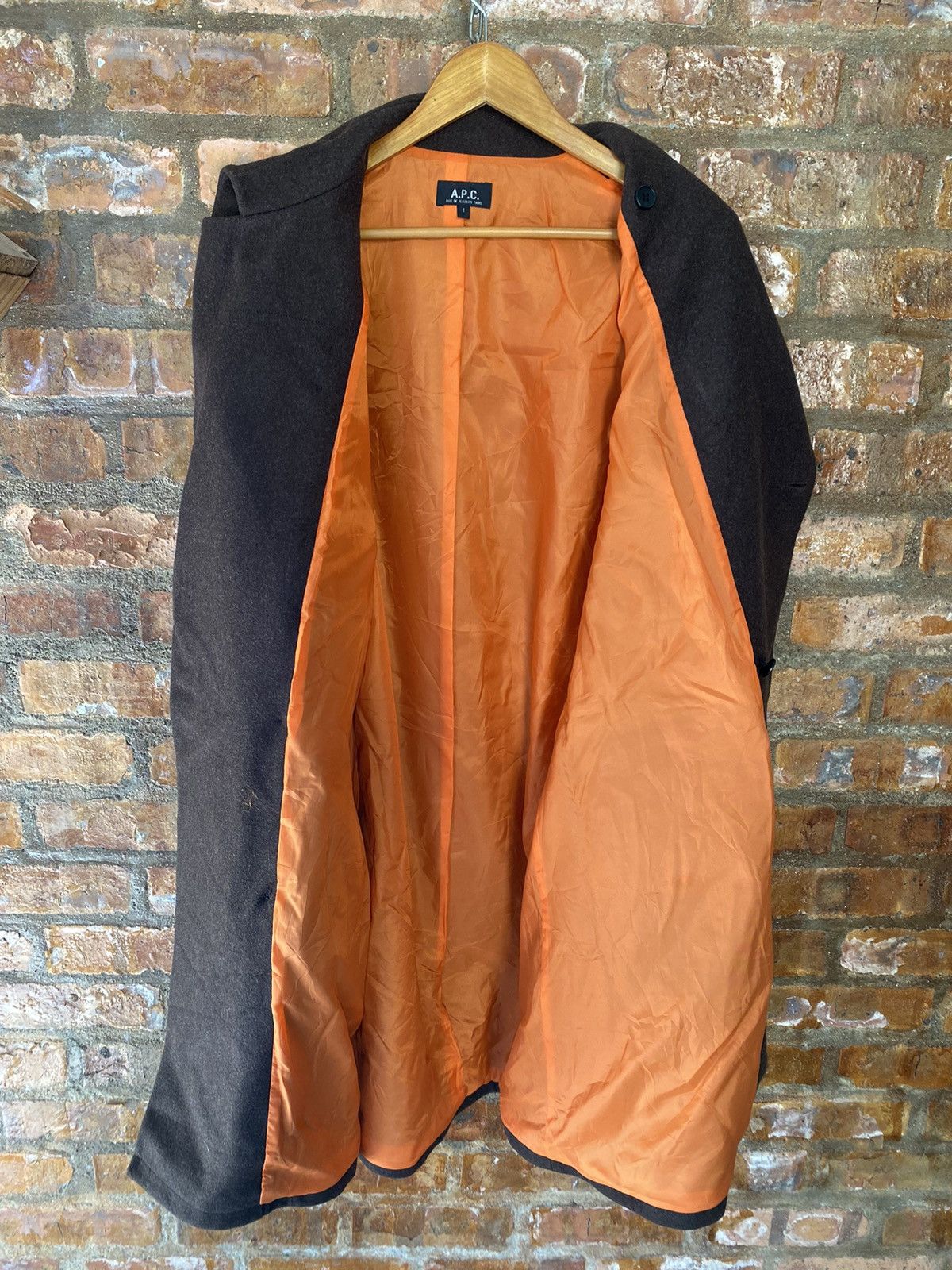A.P.C. AW2003 Double collar wool heavy coat parka Size US M / EU 48-50 / 2 - 13 Thumbnail