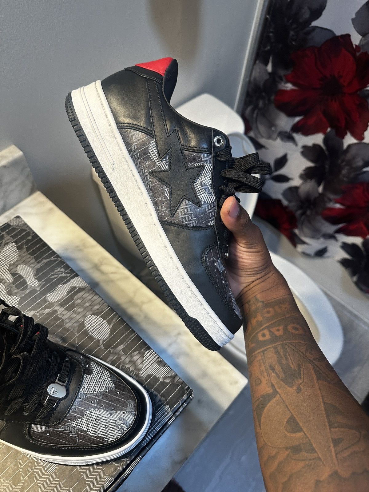 Bape Bape x Hugo Boss Bapesta Size US 11 / EU 44 - 7 Thumbnail