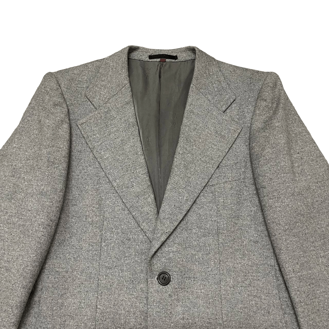 Yves Saint Laurent Vintage YSL Yves Saint Laurent Wool Coat Blazer Size US M / EU 48-50 / 2 - 2 Thumbnail