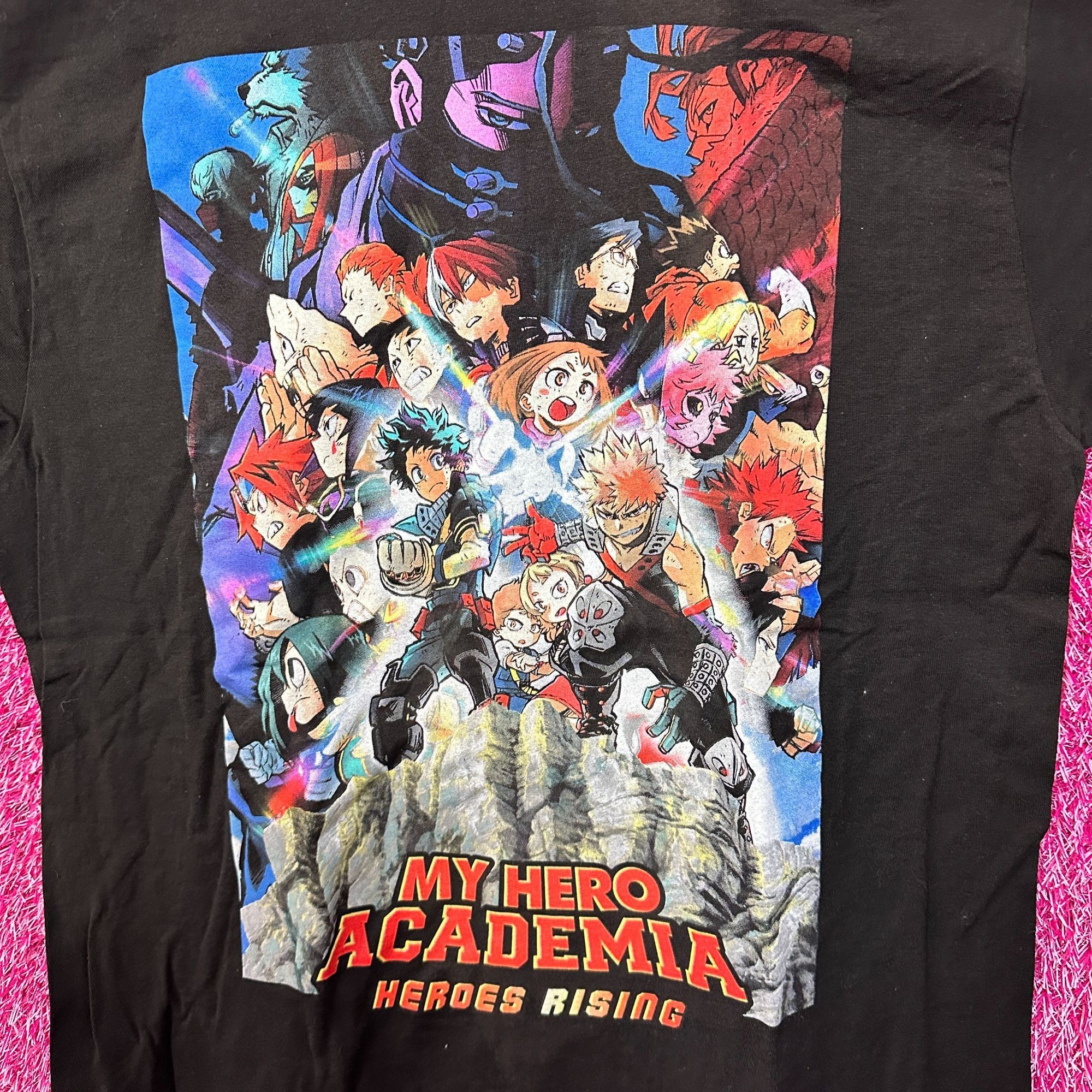 Anime My Hero Academia Heroes Rising Anime Movie Poster Tee L Size US L / EU 52-54 / 3 - 2 Thumbnail