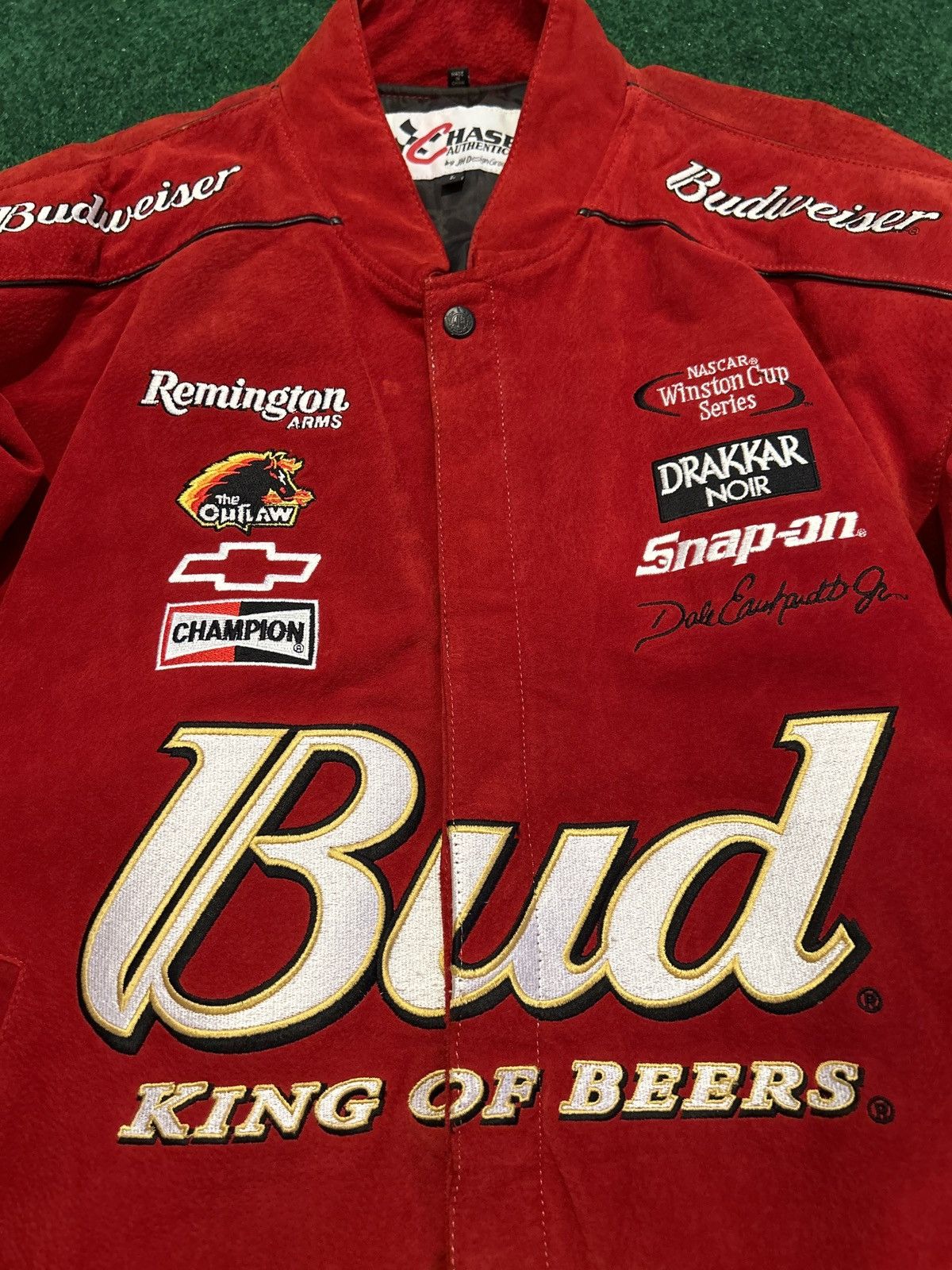 JH Design Dale Earnhardt Jr. Budweiser edition racing jacket Size US L / EU 52-54 / 3 - 2 Thumbnail