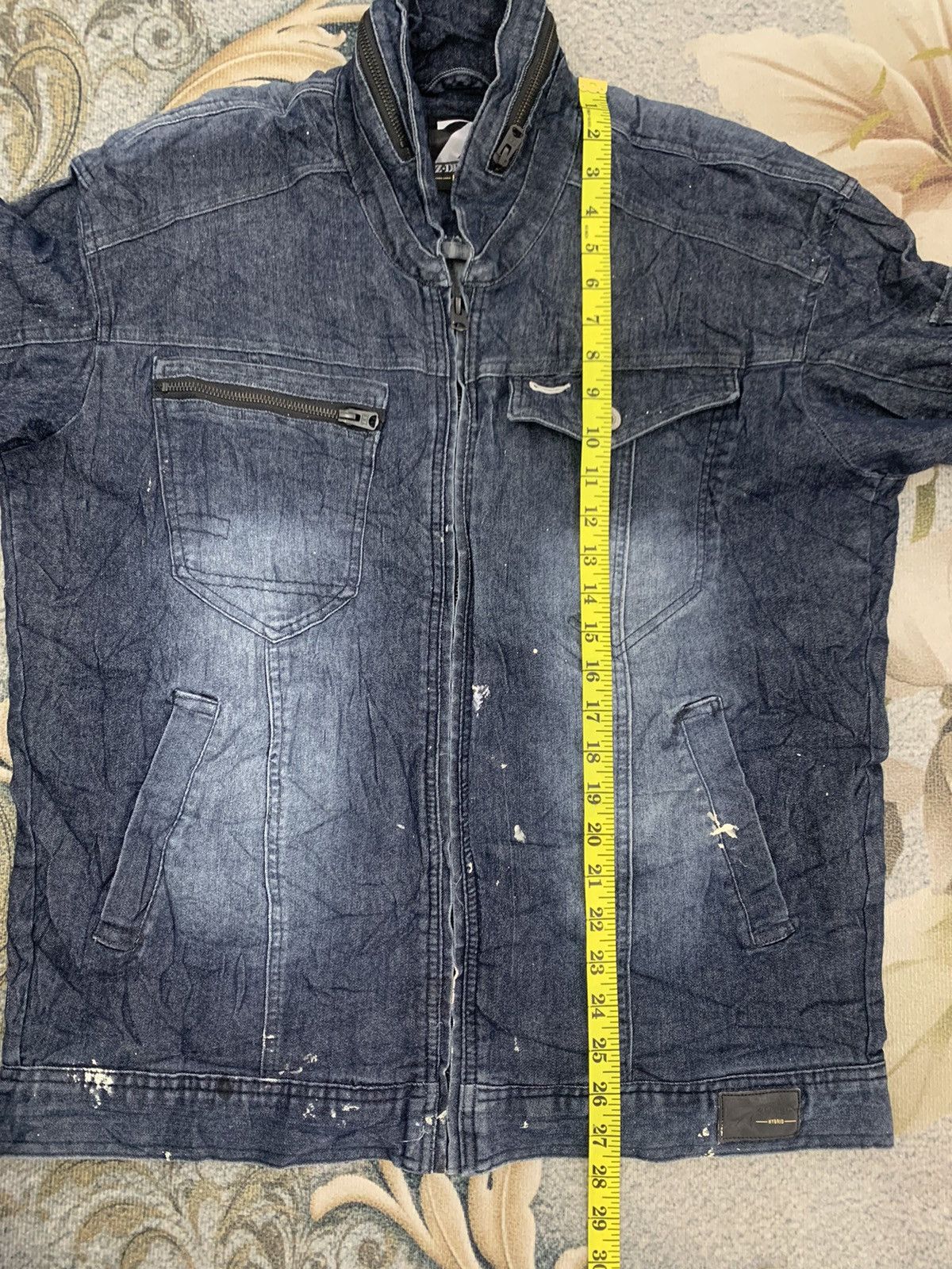 Japanese Brand Z-Dragon Hybrid Jacket With Splash Painted Size US L / EU 52-54 / 3 - 8 Thumbnail