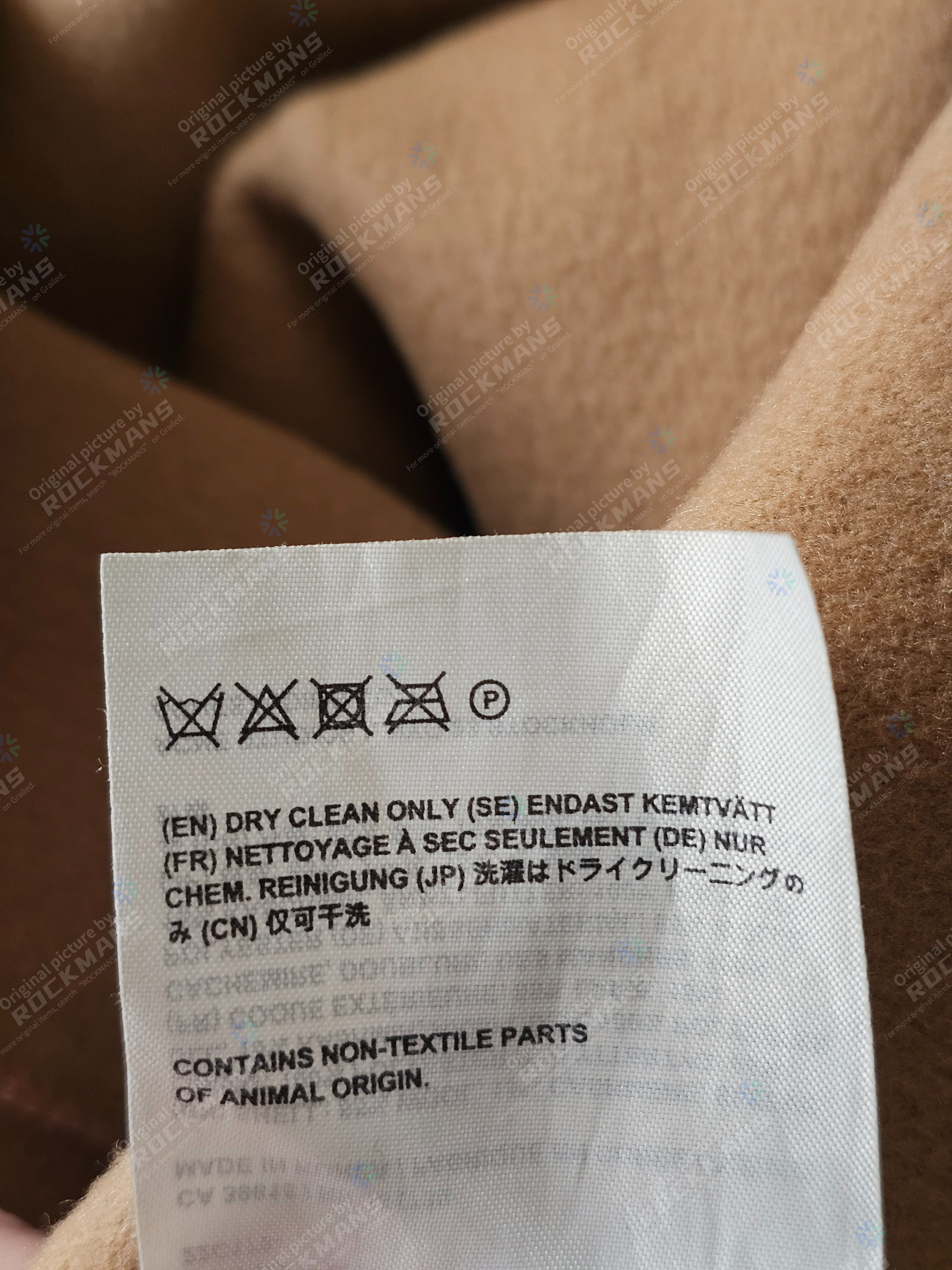 Acne Studios Acne Studios Chad/Beige Coat in Wool Size 46 Size US S / EU 44-46 / 1 - 8 Thumbnail
