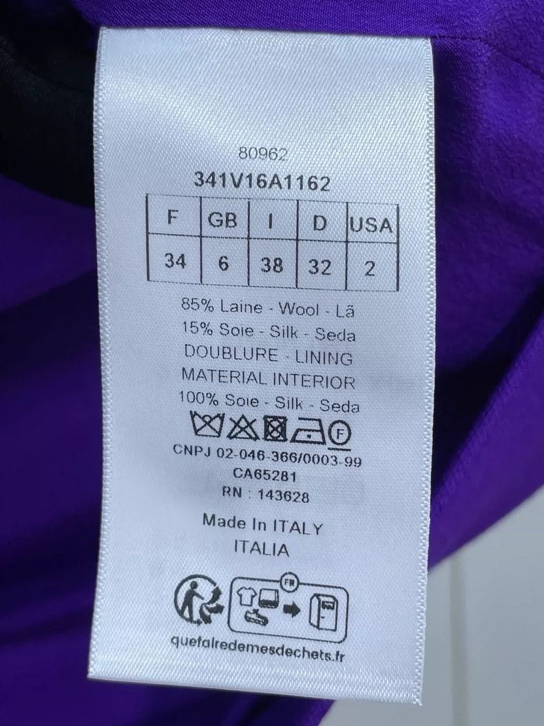 Dior Dior Purple Short Sleeve Top-2505 Size XS / US 0-2 / IT 36-38 - 5 Thumbnail