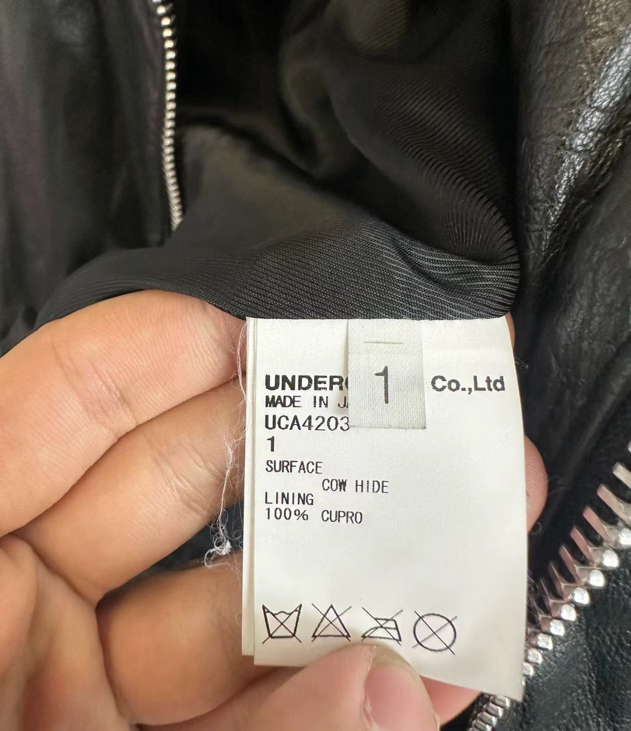 Undercover Undercover calf leather jacket 2412-Nextarrow Size US S / EU 44-46 / 1 - 6 Thumbnail