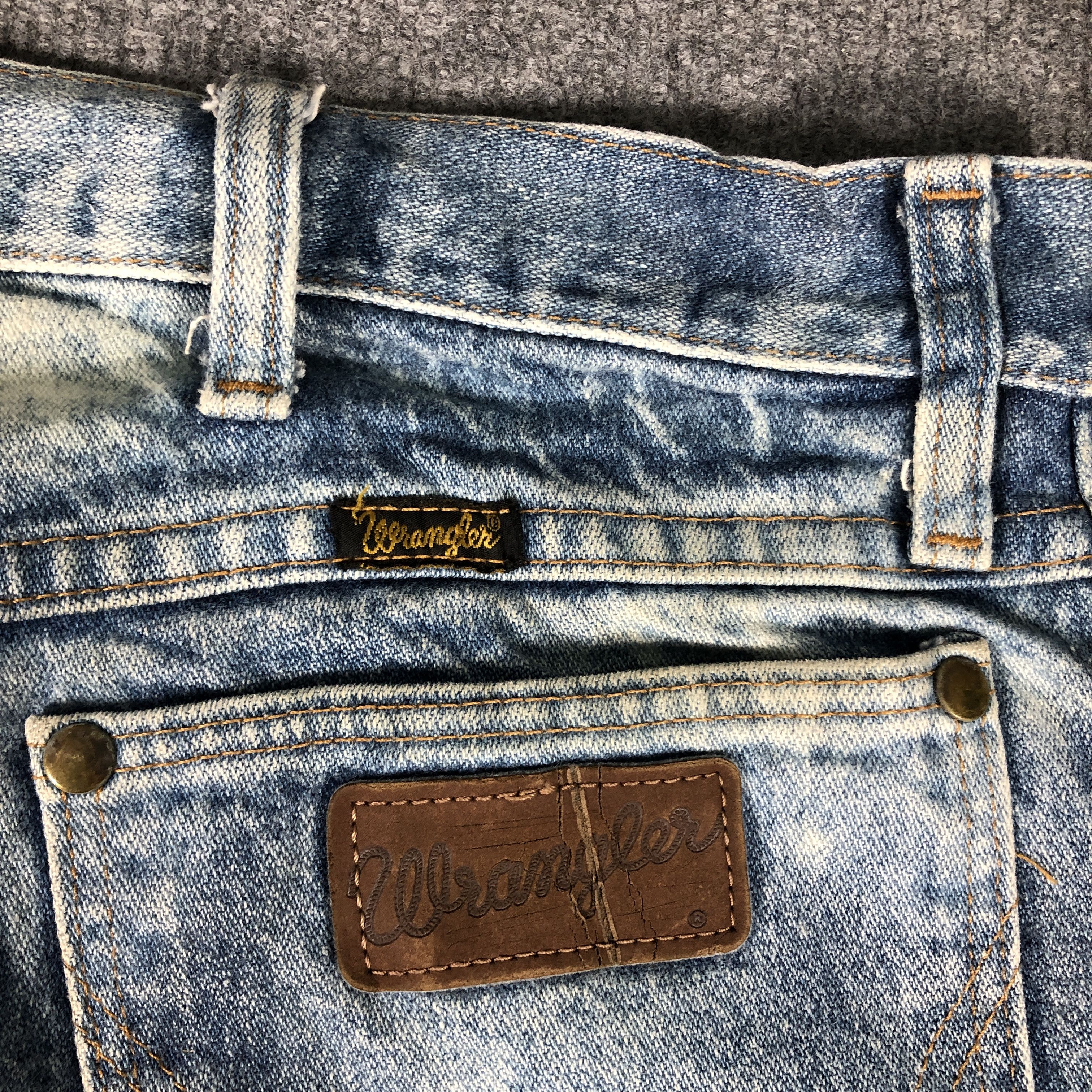 Vintage × Wrangler Vintage Wrangler Light Blue Wash Jeans L723 Size US 36 / EU 52 - 8 Thumbnail