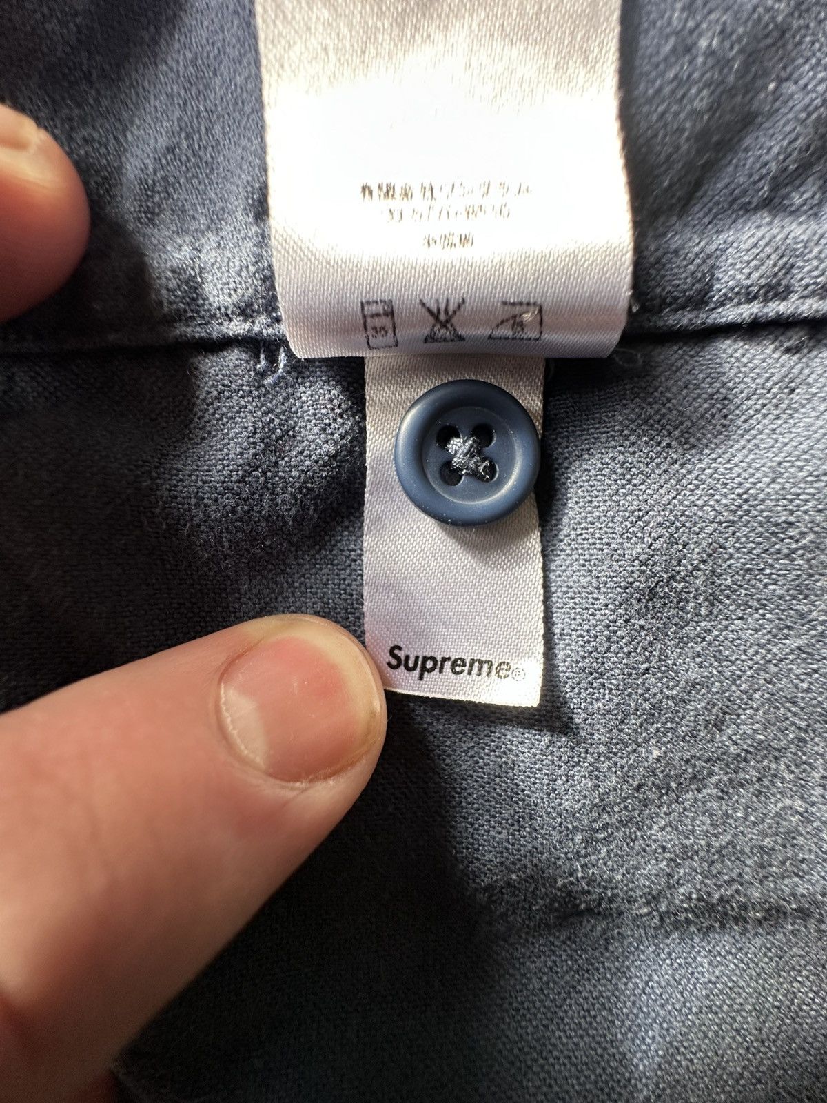 Supreme Supreme Blue Cotton Zip-Up Size US XL / EU 56 / 4 - 7 Thumbnail