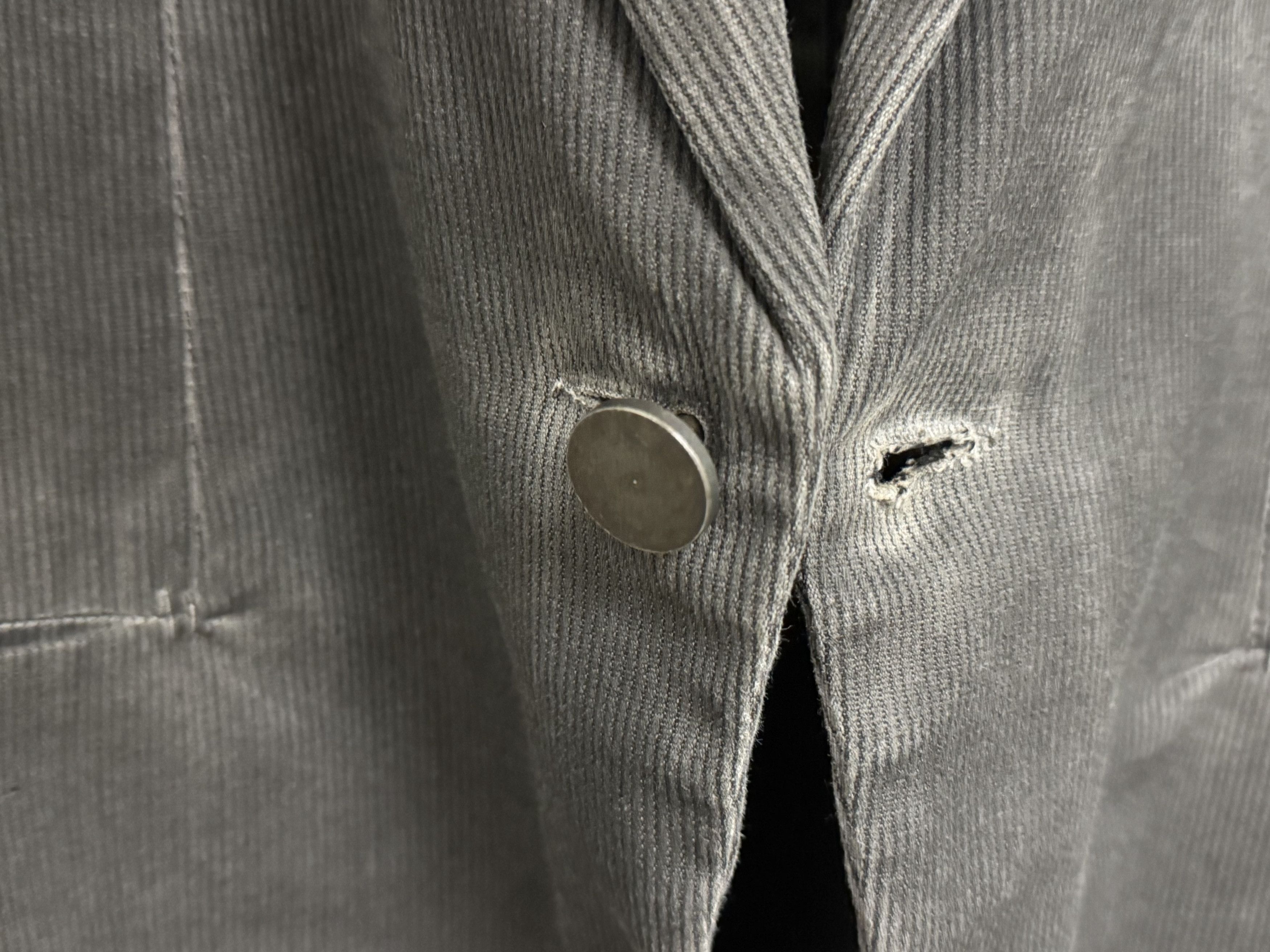 Boris Bidjan Saberi “GLACIERISM” Rib Heavy Blazer Size 40L - 5 Thumbnail