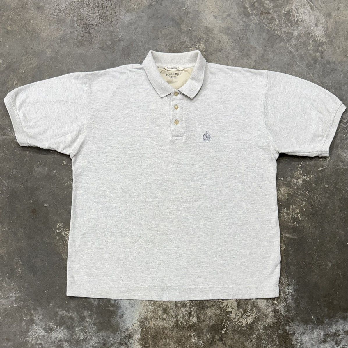 Bugle Boy Vintage Bugle Boy Minimal Gray Polo Large Size US L / EU 52-54 / 3 - 1 Thumbnail