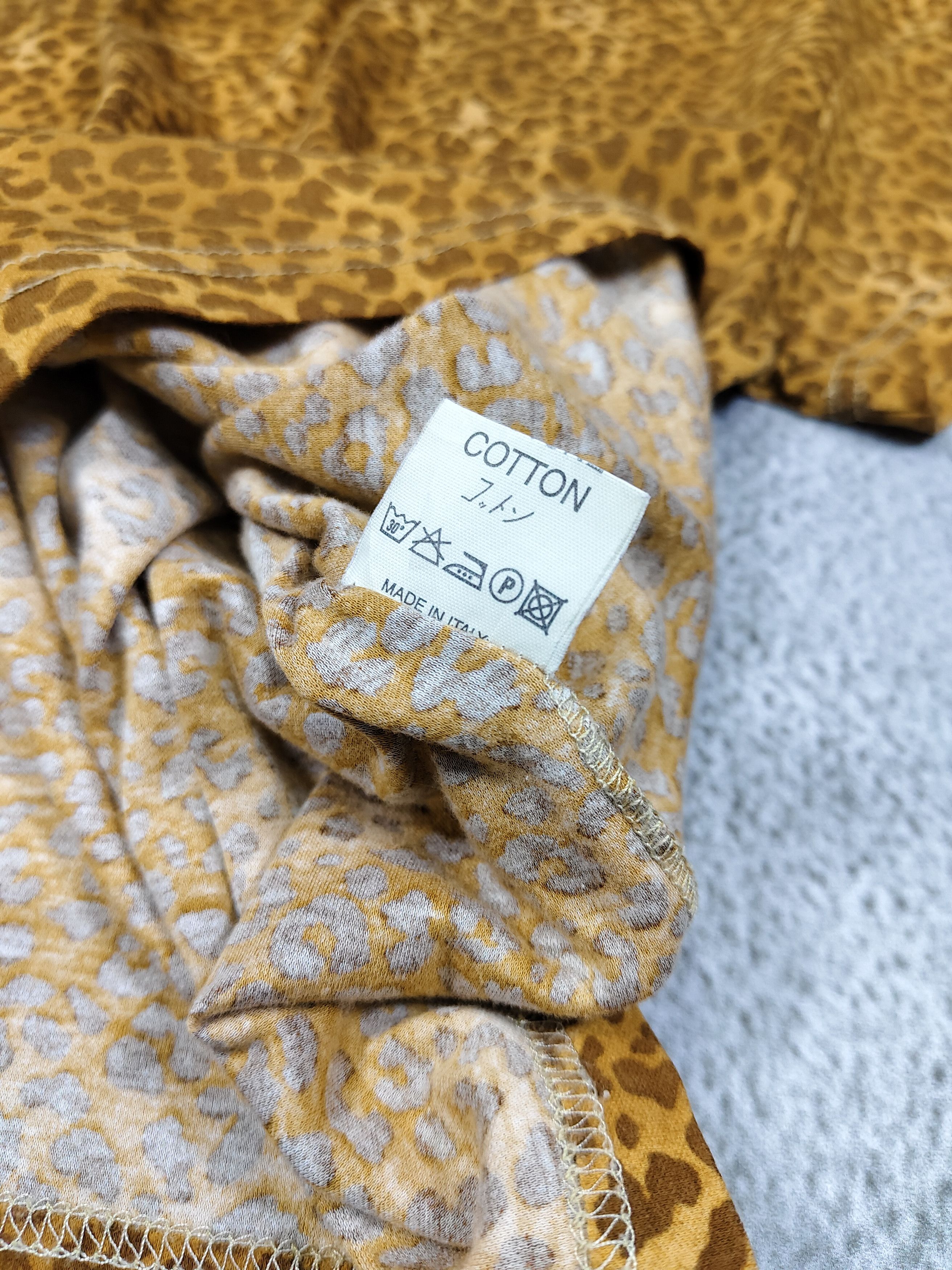 Seditionaries 00s Francesca Gentile🇮🇹Glam Rock Leopard Pattern Boxy Top Size L / US 10 / IT 46 - 9 Thumbnail