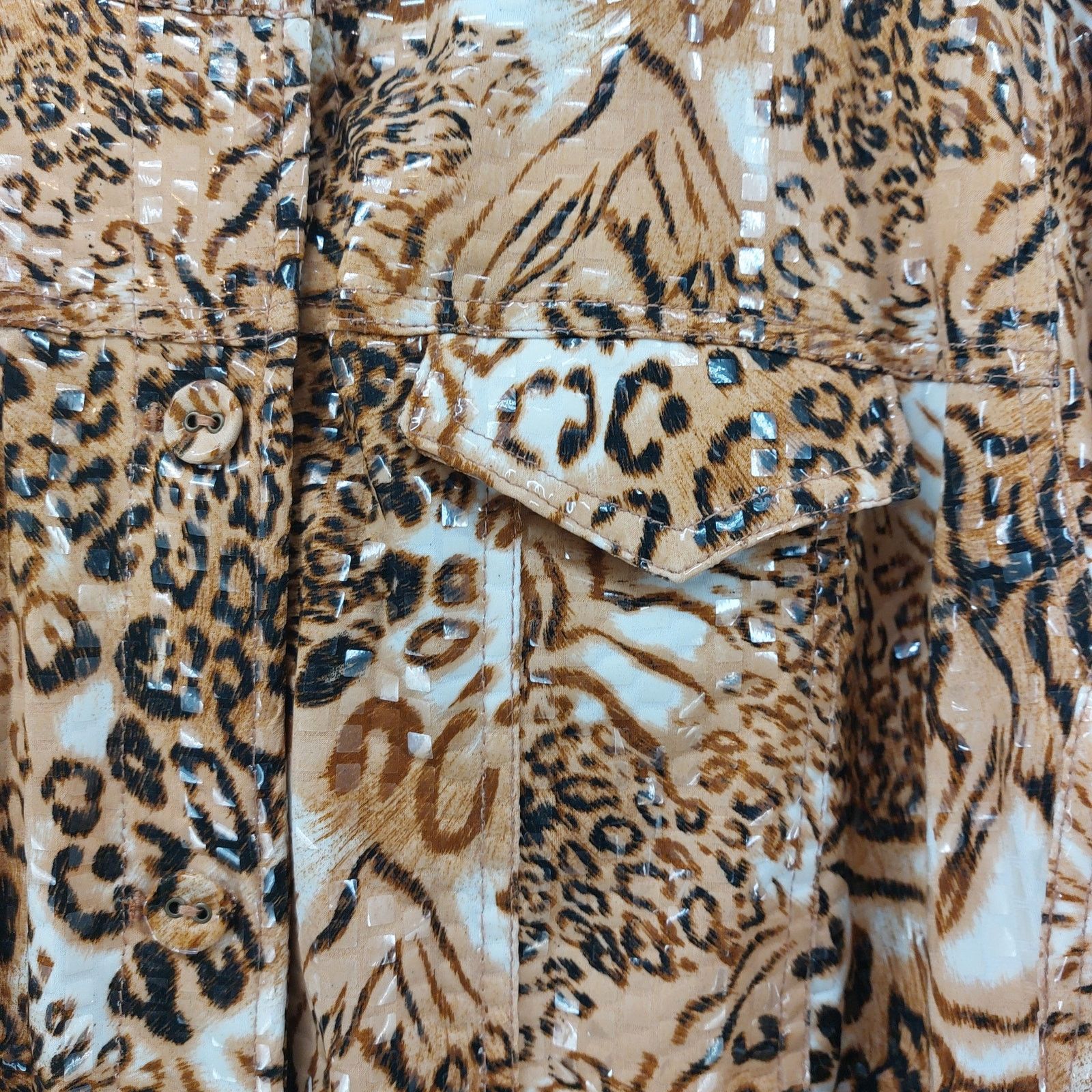 Other Ruby Rd Animal Print Blazer Jacket Women's Plus Size 24 Size 4XL / US 24-26 - 10 Thumbnail