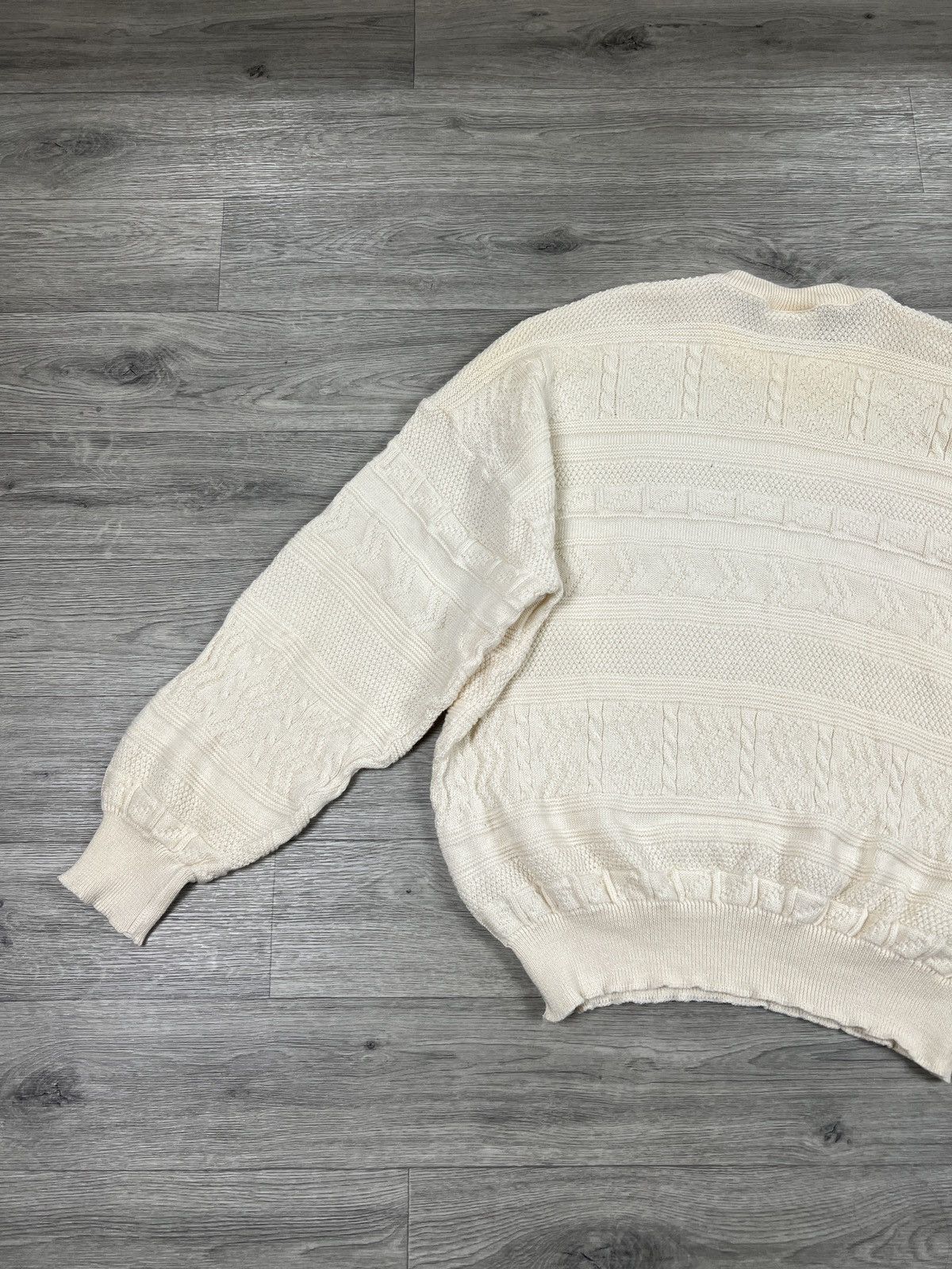 Lacoste Vintage 90s Lacoste Wool acryl Knit yellow Sweater Size US XL / EU 56 / 4 - 9 Thumbnail
