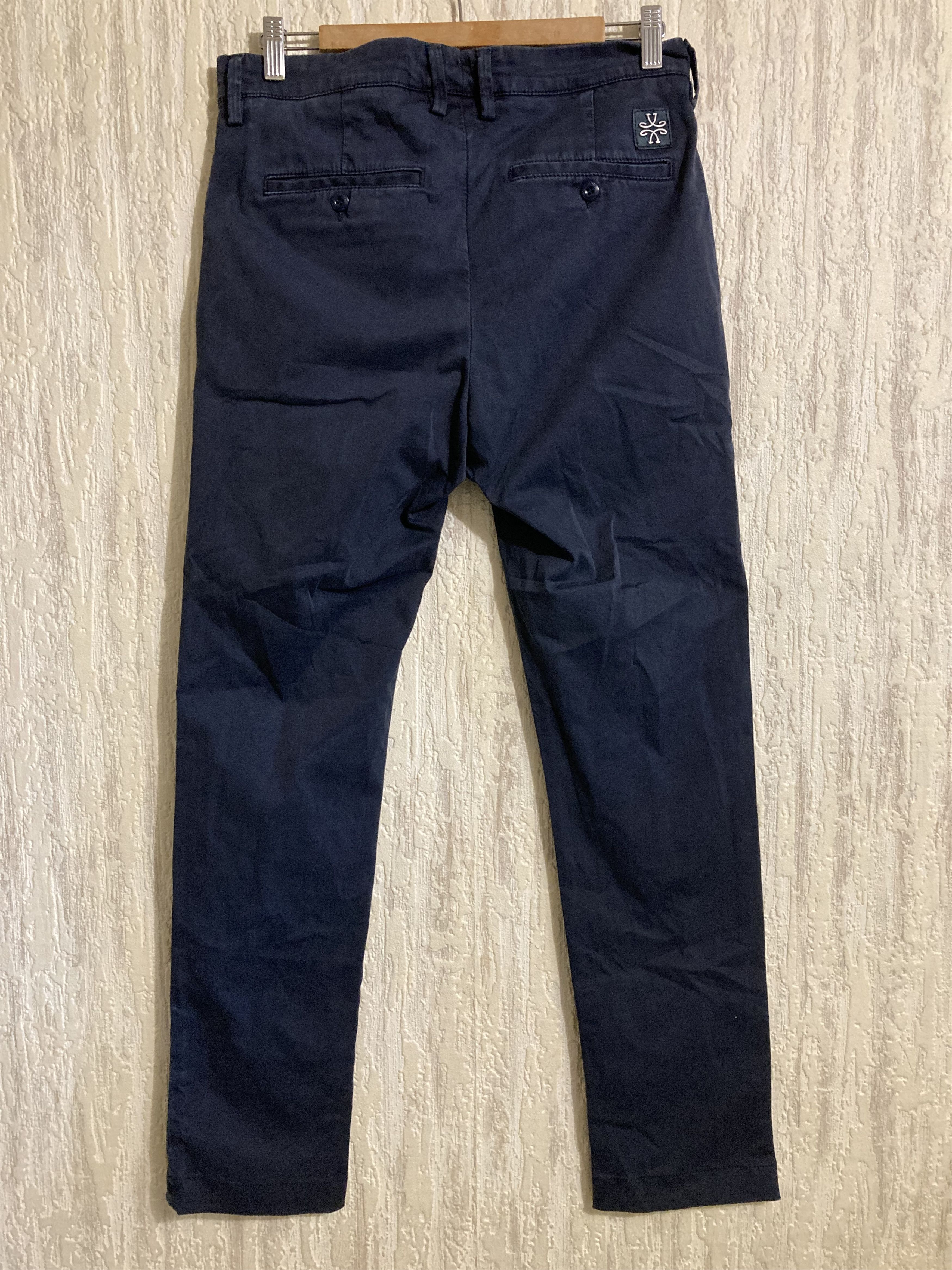 Jacob Cohen Jacob Cohen Bobby Slim Fit Luxury Chino Navy Size US 32 / EU 48 - 2 Thumbnail