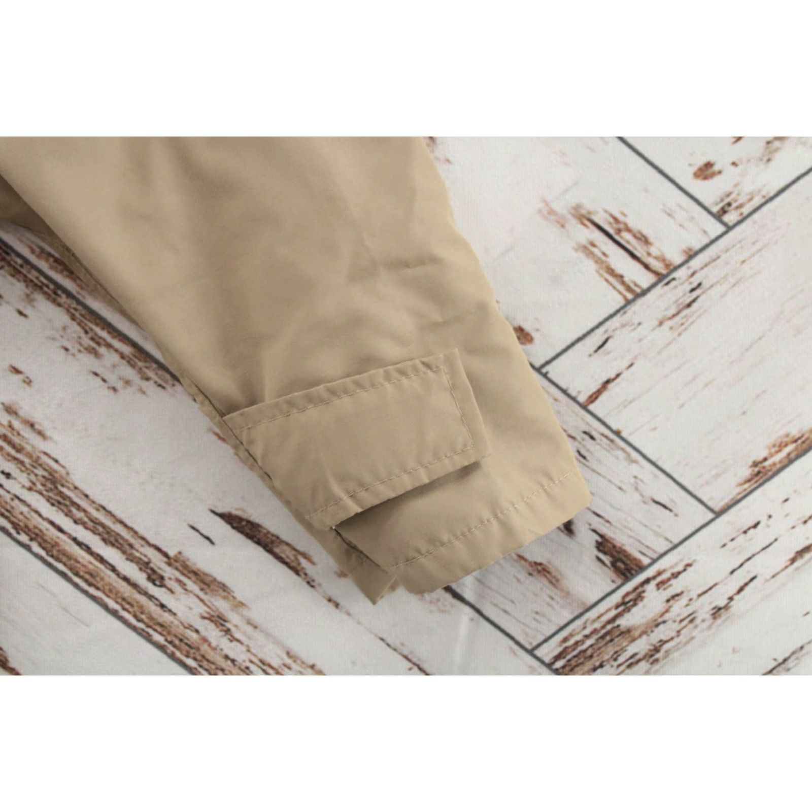 Orvis VINTAGE ORVIS Storm Dry Coat Bomber Jacket Mens Large Tan W/Packable Hood Pockets All Seasons Wind-Resistant Water-Resistant 90s Outdoors Fishing Size US L / EU 52-54 / 3 - 6 Thumbnail