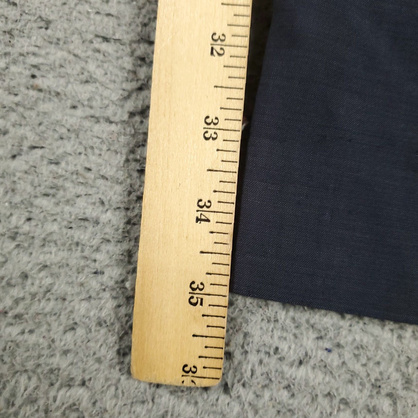Ted Baker Ted Baker London Pants Mens 42x35 Blue/Gray Flat Front Dress Chino Trousers * Size US 42 / EU 58 - 5 Thumbnail