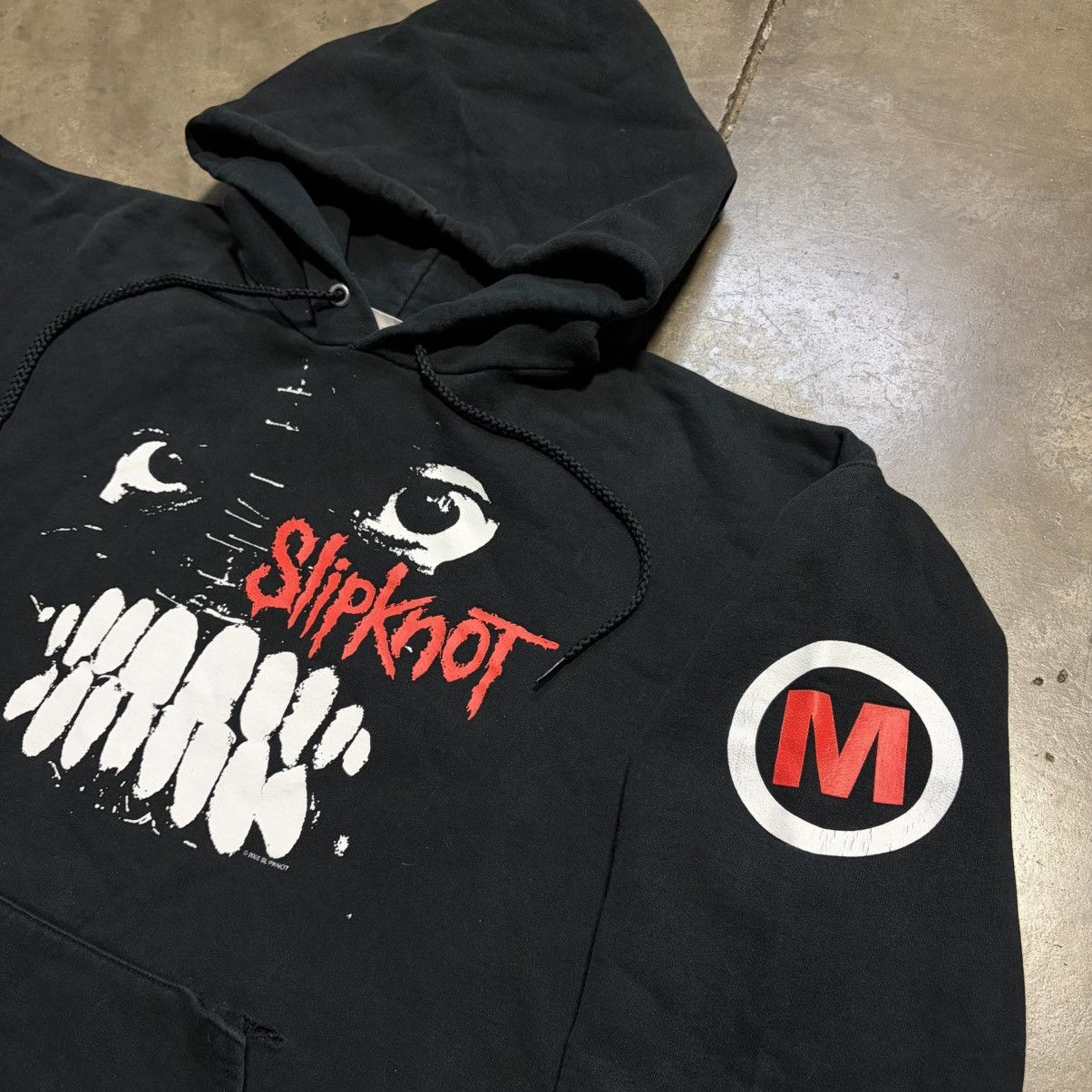 Slipknot Vintage Slipknot Hoodie Sweatshirt Maggot Face Grunge 2005 Size US L / EU 52-54 / 3 - 9 Thumbnail