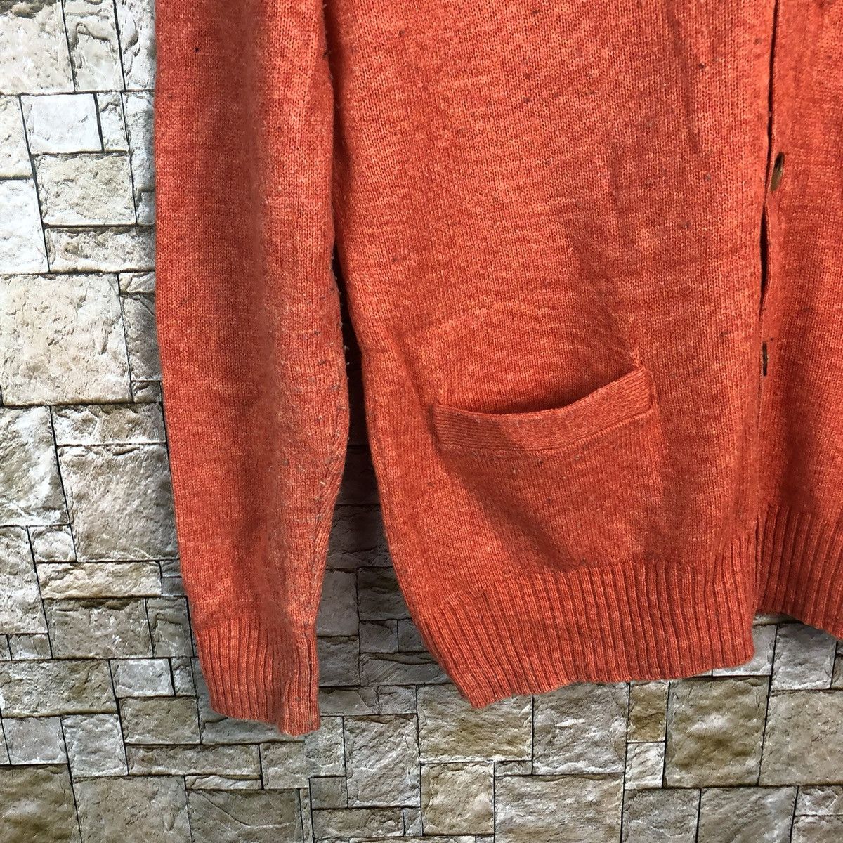 Japanese Brand Uniqlo japan Orange plain Cardigan Knitwear #A923 Size US M / EU 48-50 / 2 - 7 Thumbnail