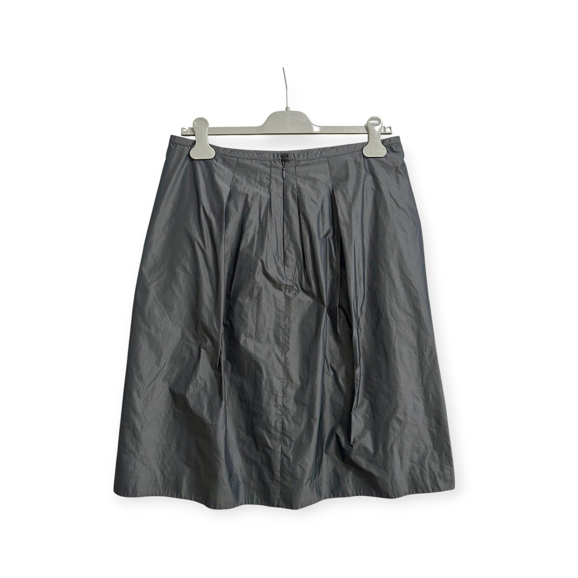 Vince Vince Gray A-Line Knee-Length Skirt W/Soft Pleats & Pockets Size 34" / US 12 / IT 48 - 2 Thumbnail