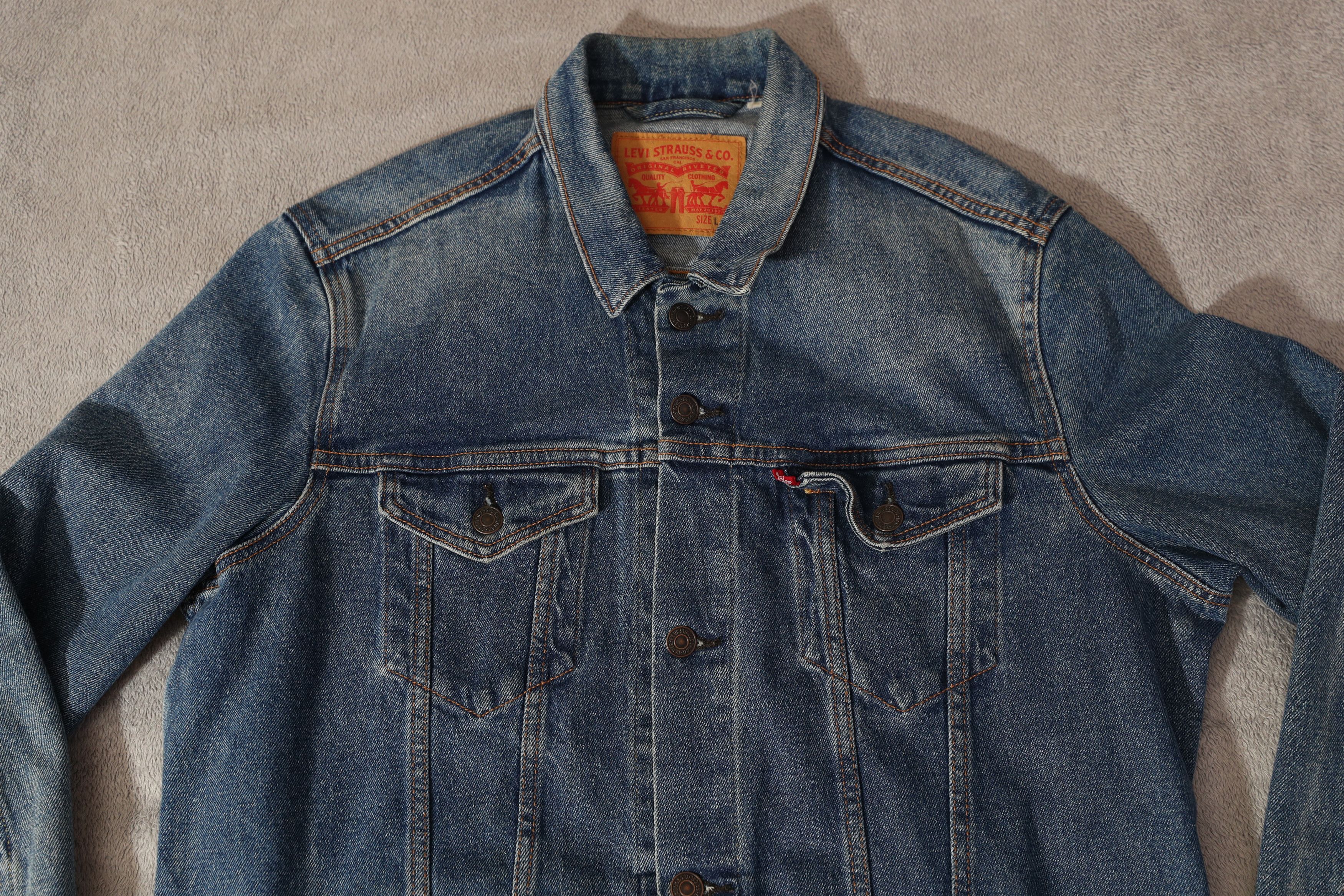 Levi's Levis Trucker Denim Jacket (L) Size US L / EU 52-54 / 3 - 3 Thumbnail