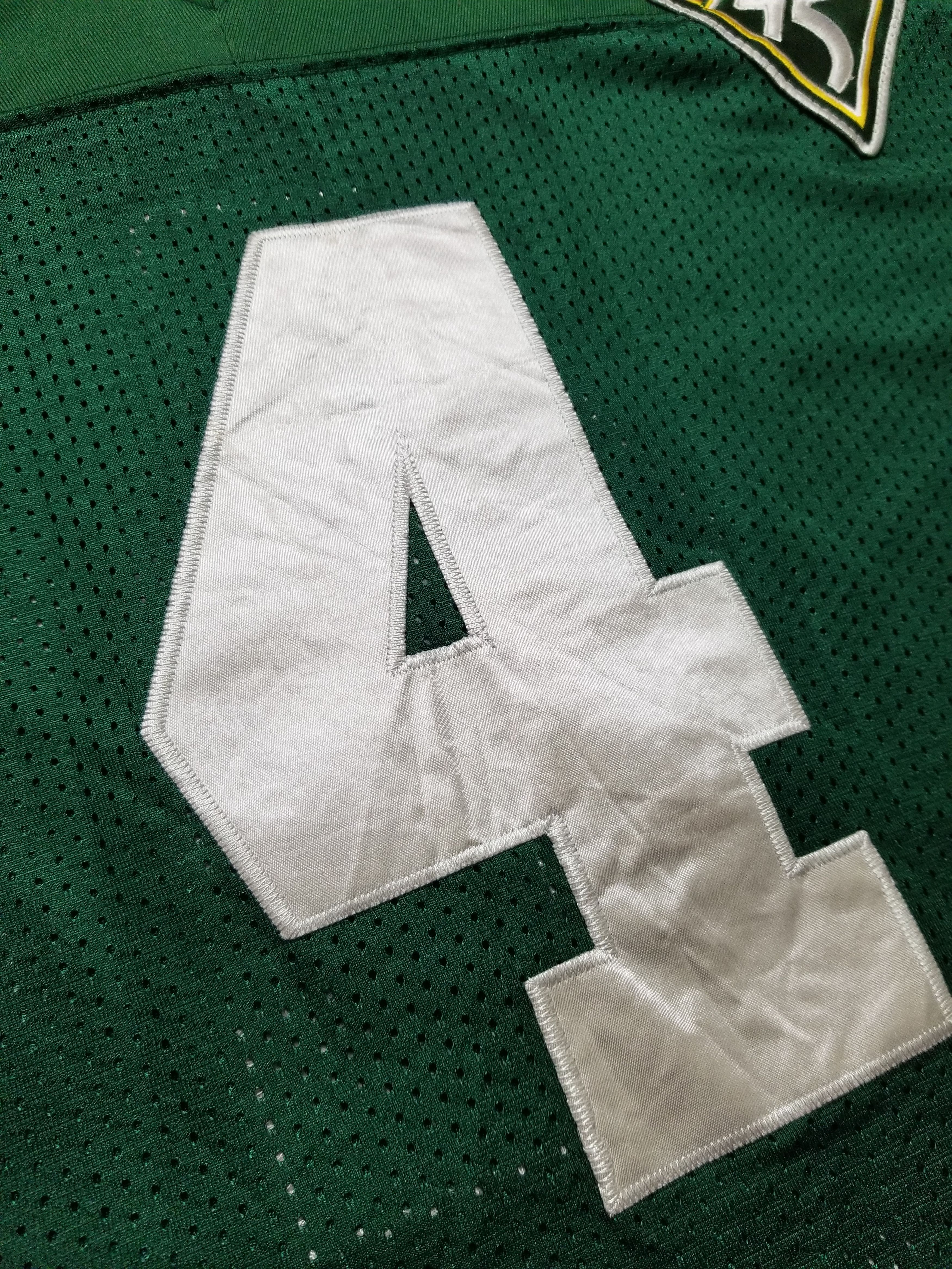 Mitchell & Ness NFL Packers 4 Brett Favre Throwback Jersey 75th Anniv. Patch Size US L / EU 52-54 / 3 - 7 Thumbnail