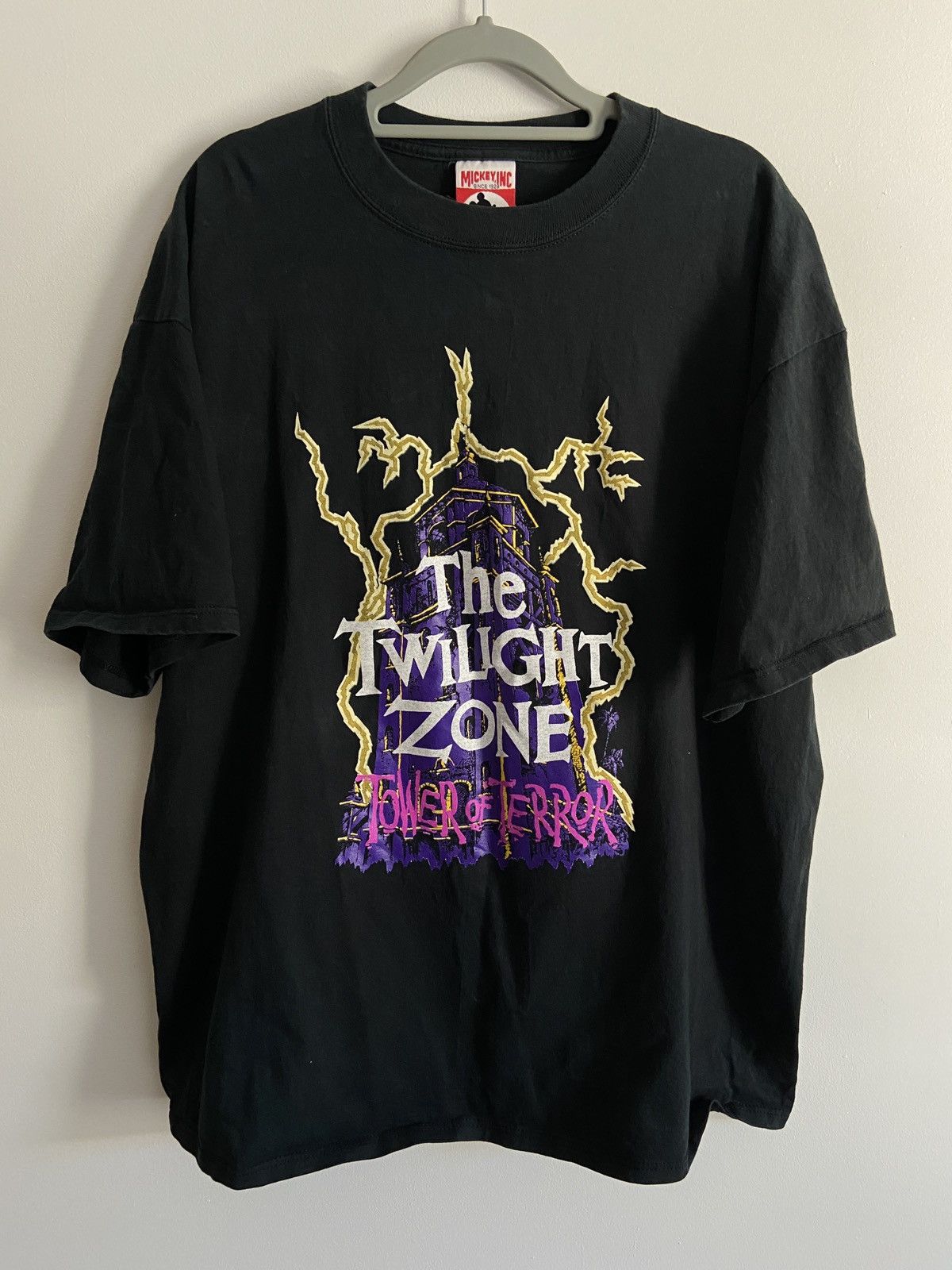 Vintage Walt Disney World Twilight outlet Zone Tower of Terror Mickey Kids T-Shirt