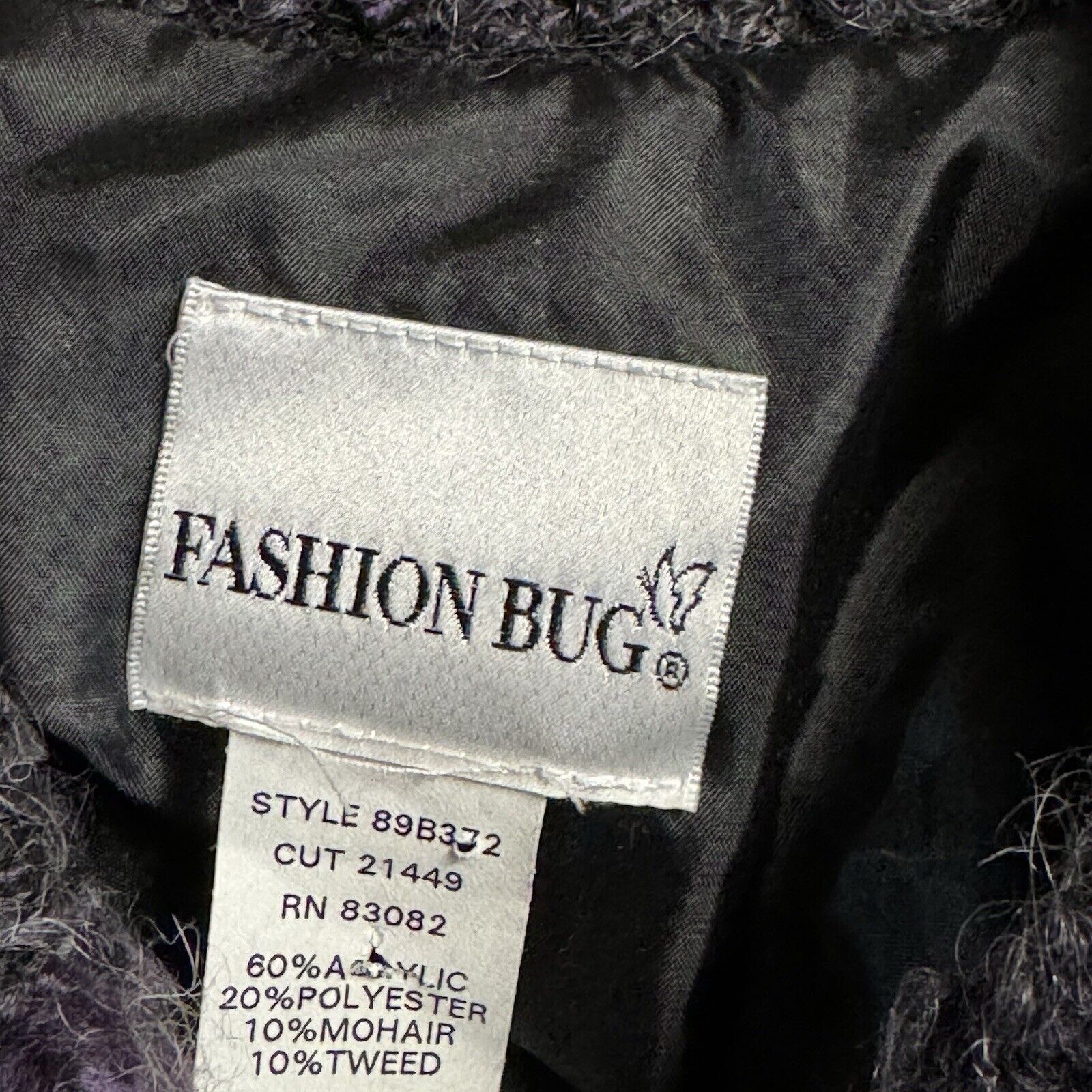 Other Vintage 80s Fashion Bug Cardigan Sweater M Mohair Whimsigoth Size M / US 6-8 / IT 42-44 - 8 Thumbnail