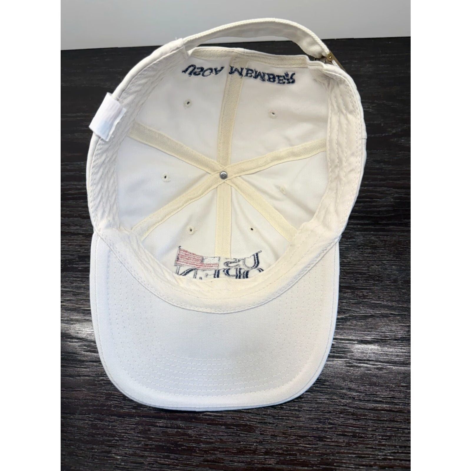 Vintage VINTAGE US OPEN Hat Cap Mens One Size White 2003 Olympia Fields Strapback Golf USGA Embroidered Logo - Cotton Twill, Adjustable, Unbranded Mens Size ONE SIZE - 5 Thumbnail