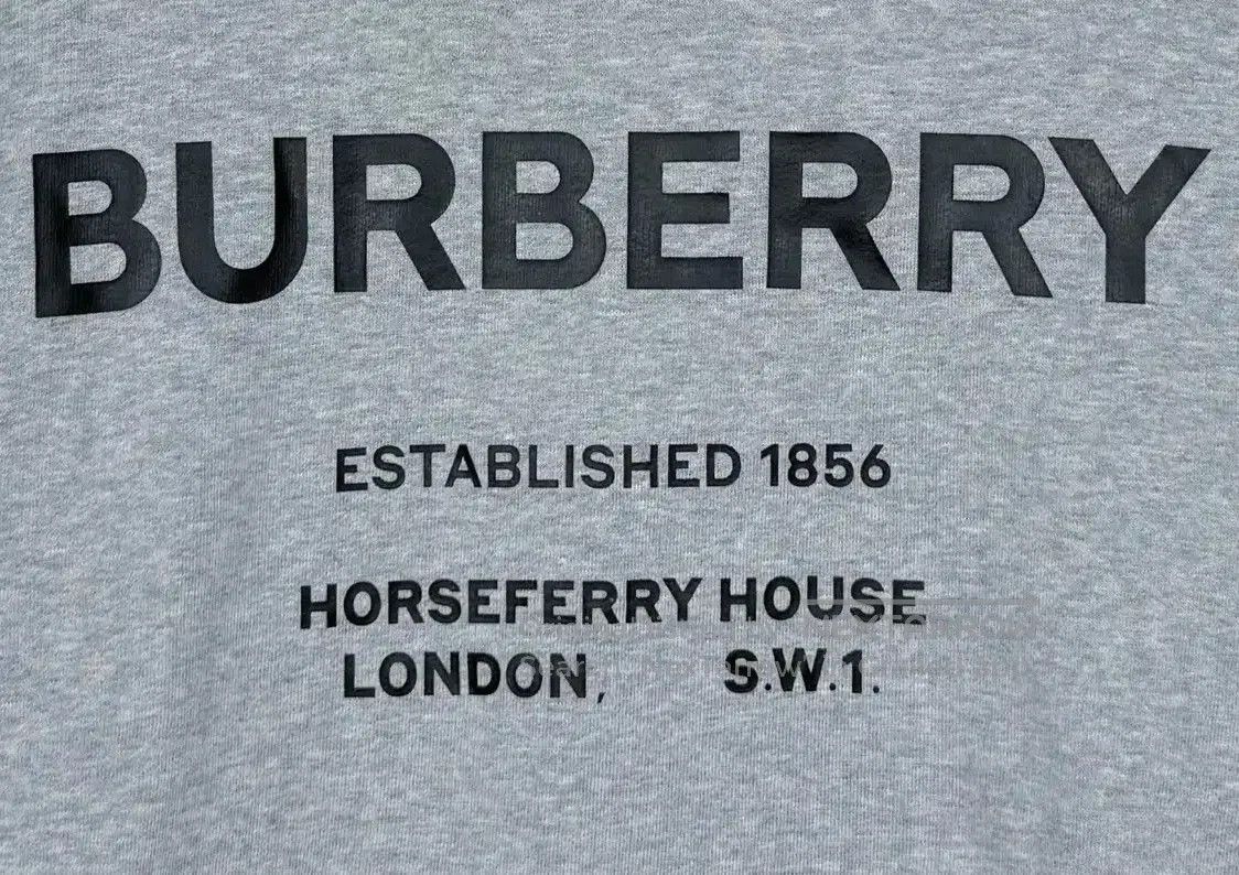 Burberry Burberry Men's Light Gray Cotton Sweatshirt. Size US XS / EU 42 / 0 - 2 Thumbnail