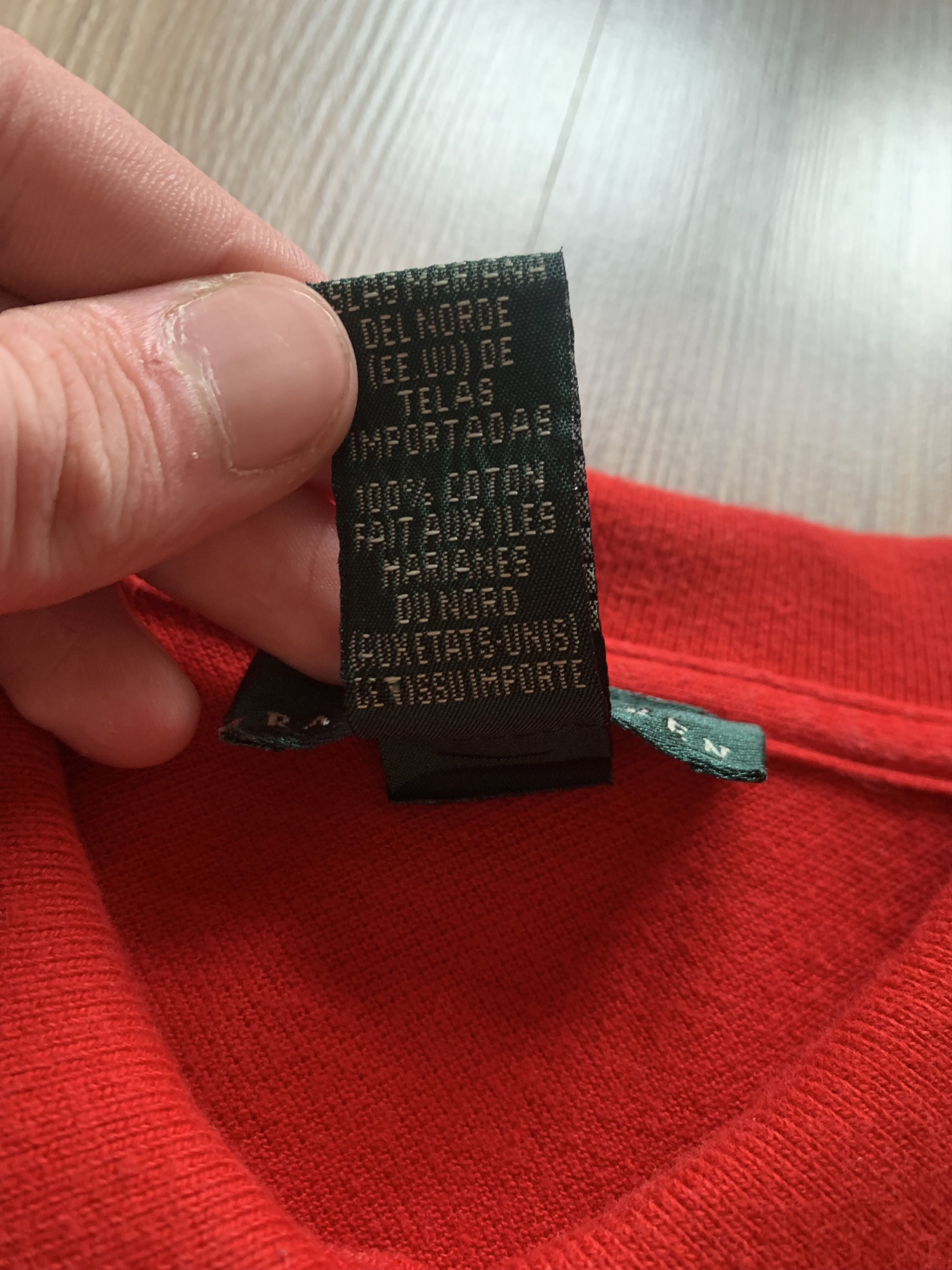Polo Ralph Lauren Vintage Polo Ralph Lauren Cotton Polo T-Shirt Size L / US 10 / IT 46 - 7 Thumbnail