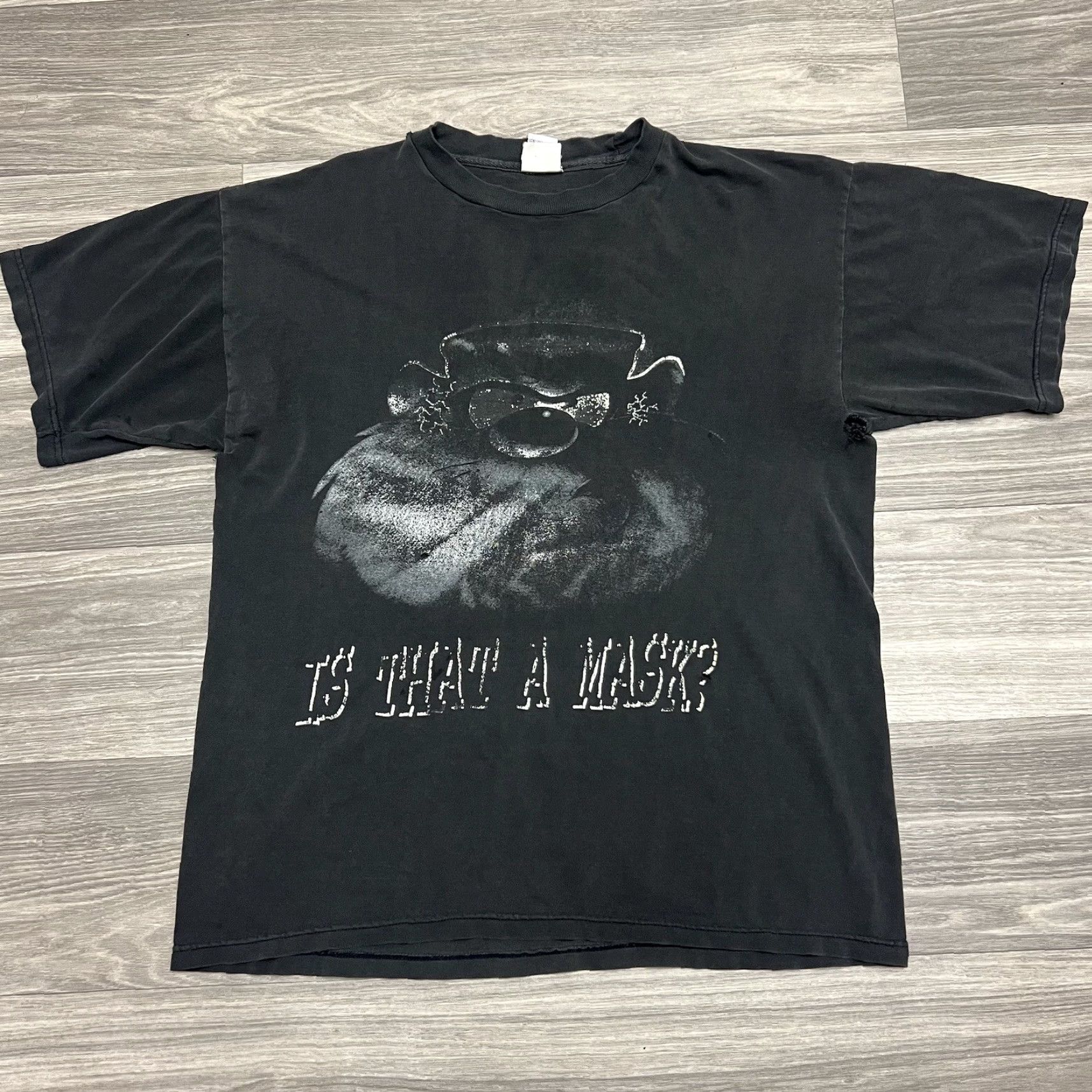Vintage VINTAGE Looney Tunes Taz Shirt Mens L Black Faded Distressed 90s Cartoon Thrash Shirt Size US L / EU 52-54 / 3 - 2 Thumbnail