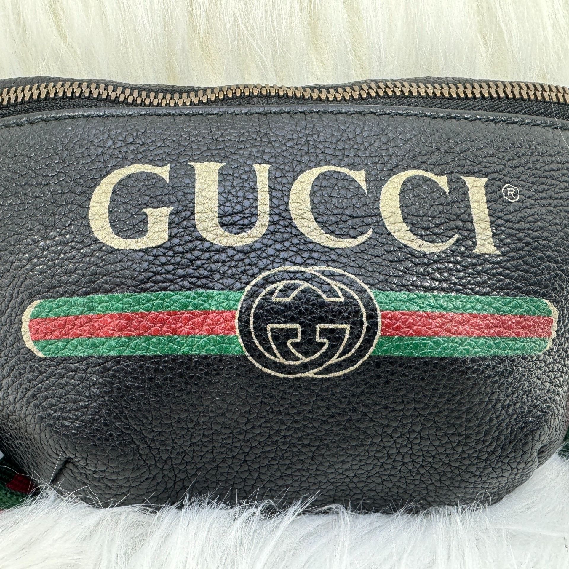 Gucci Gucci black logo classic waist bag Size ONE SIZE - 3 Thumbnail