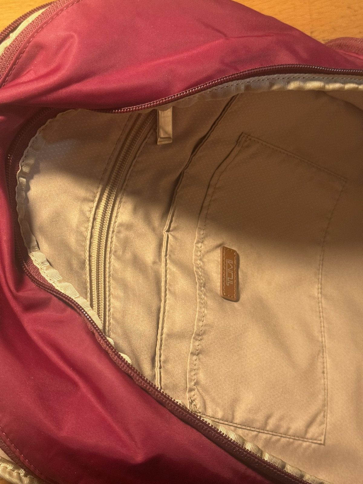 Tumi TUMI Voyageur Red Nylon Backpack / Laptop Travel Bag Size ONE SIZE - 8 Thumbnail