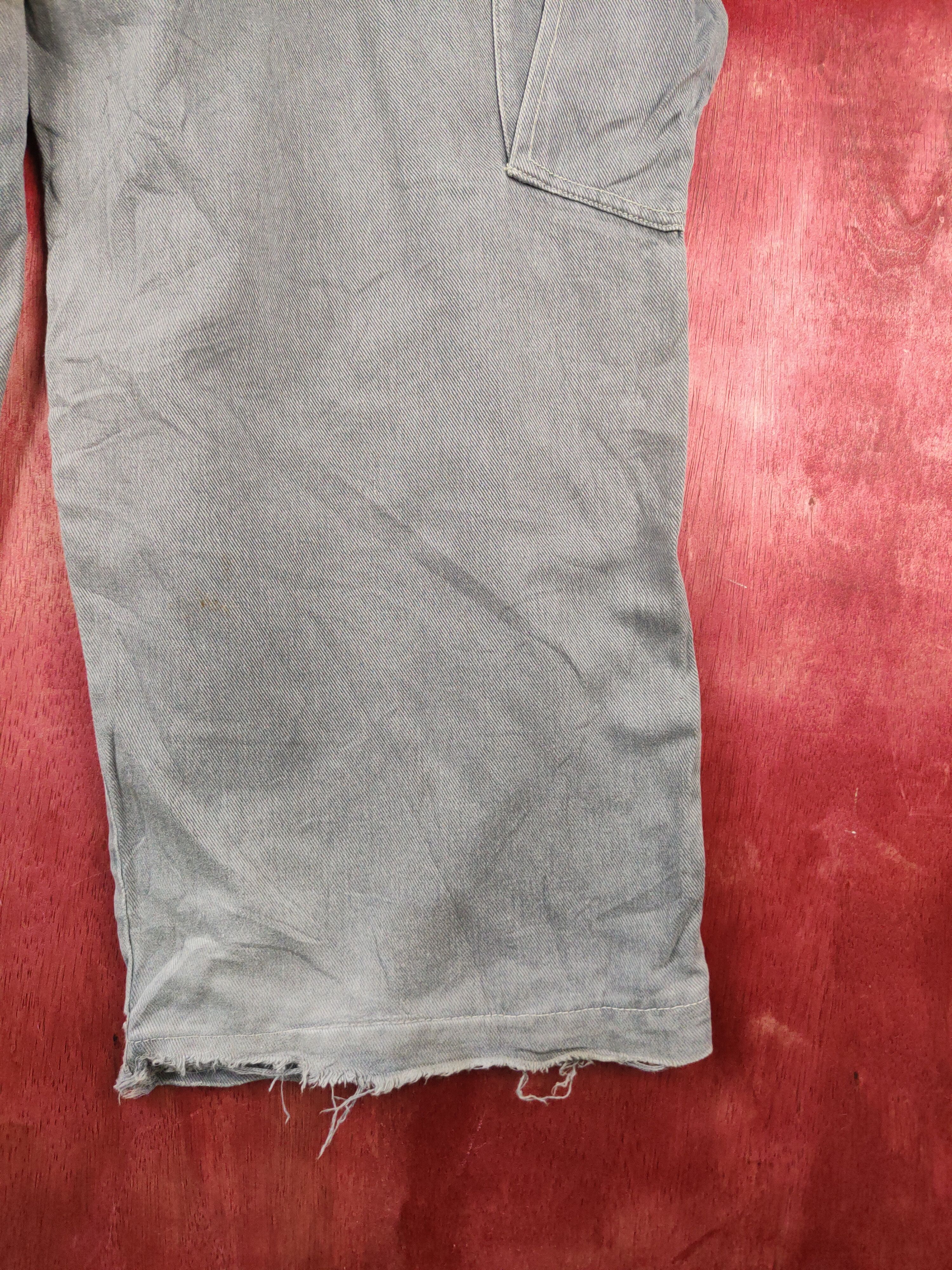 Japanese Brand Raton Laveur Blue Faded Distressed Cargo Pants N#S006 Size US 40 / EU 56 - 13 Thumbnail