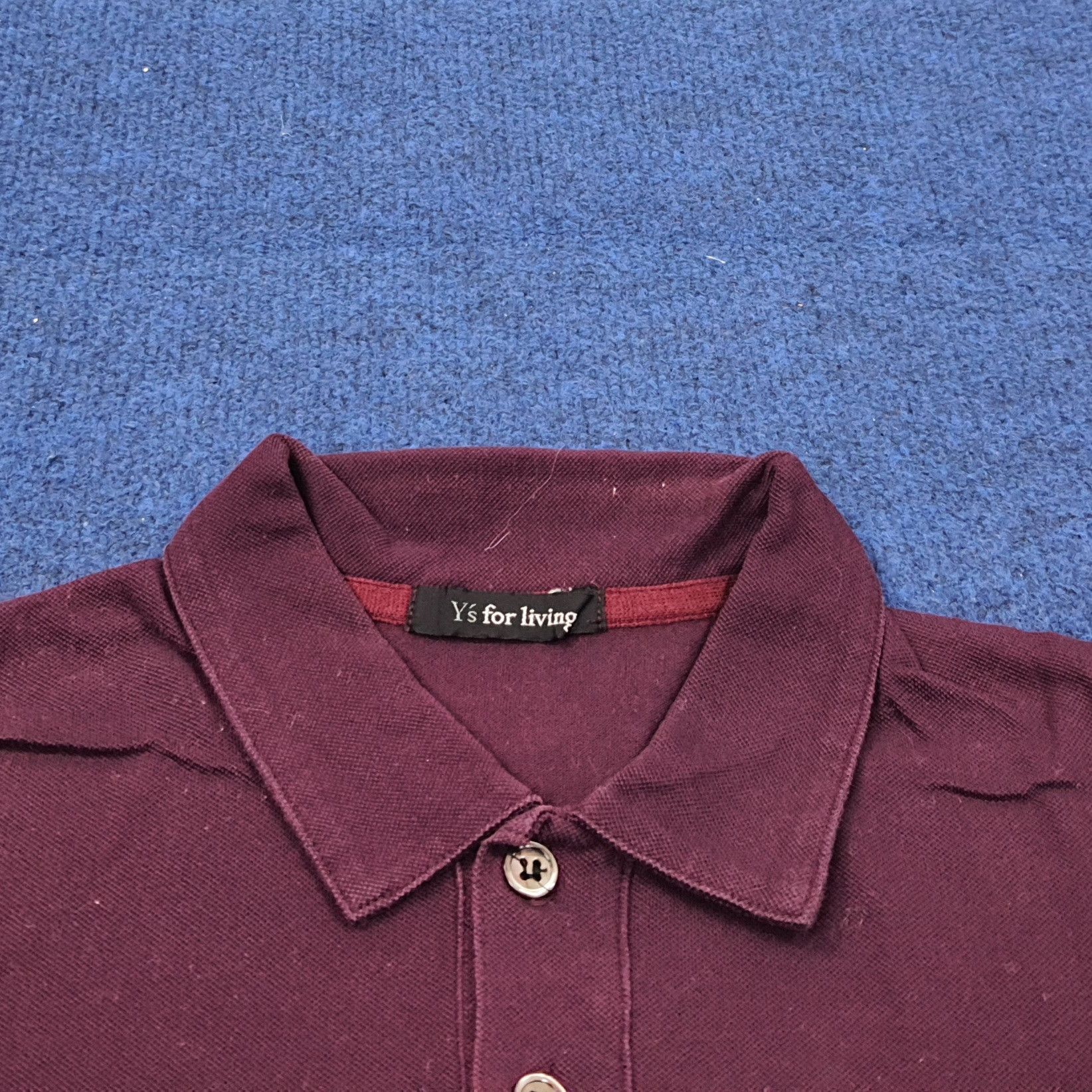 Y's Vintage Y's for Living by Yohji Yamamoto Polo Shirt C249N26 Size S / US 4 / IT 40 - 4 Thumbnail